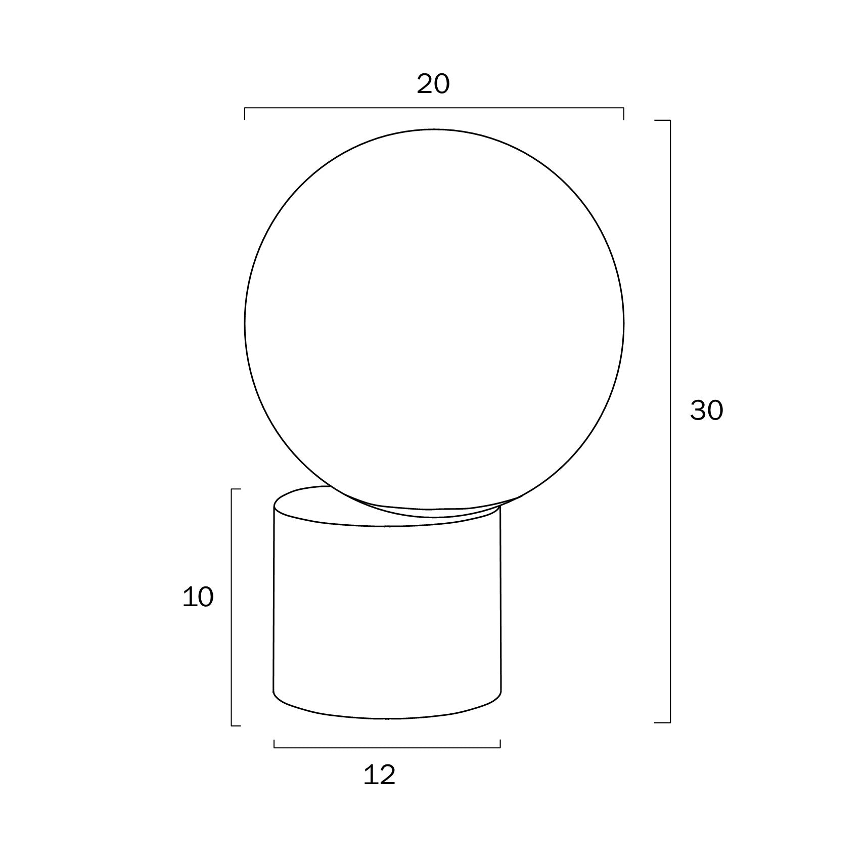 Novio Black Marble, Black Matt or Antique Gold Table Lamp