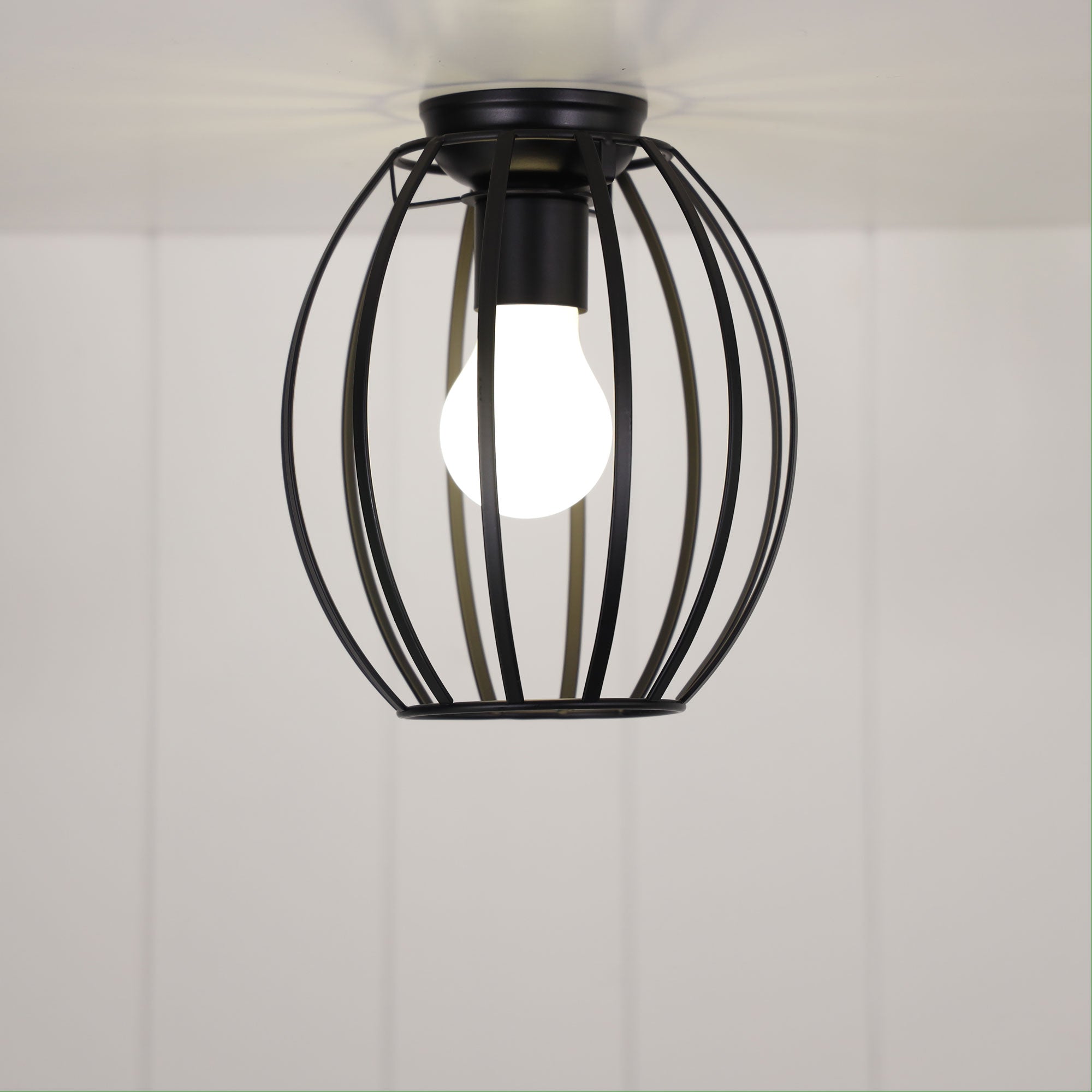 Stave Black Industrial Style DIY Shade