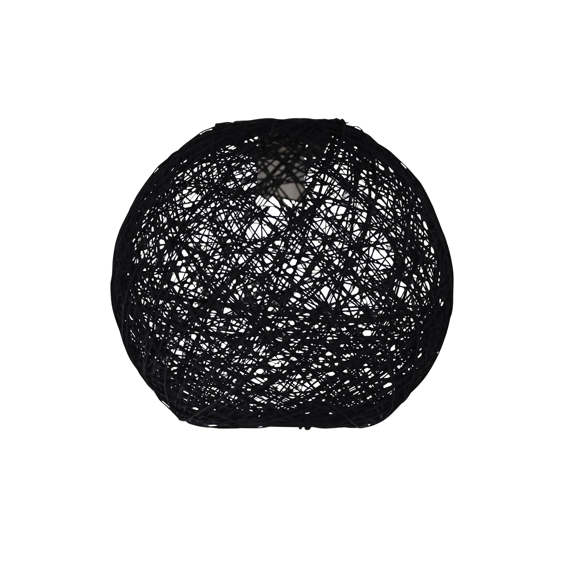 Kono 25cm Black Painted String DIY Shade
