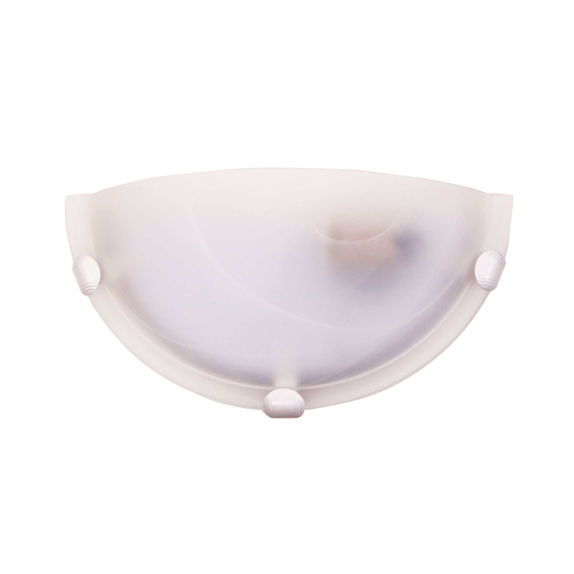 Remo Alabaster Glass With White Clips Wall Light