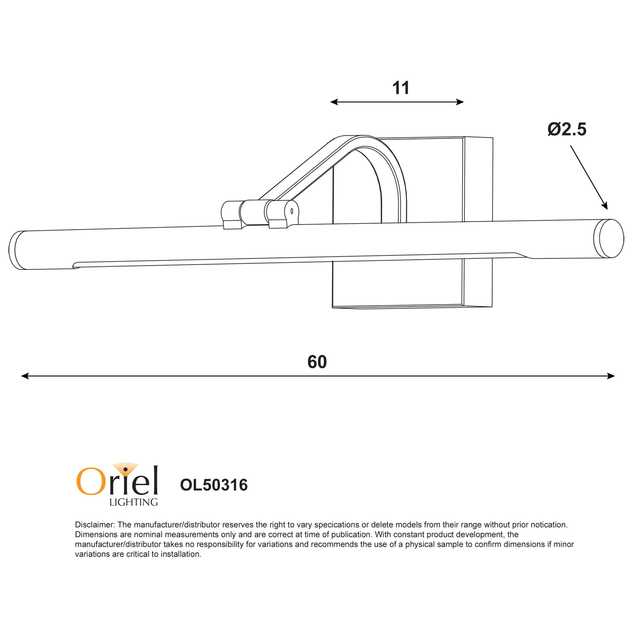 Kinden Black 10W CCT LED Wall Light
