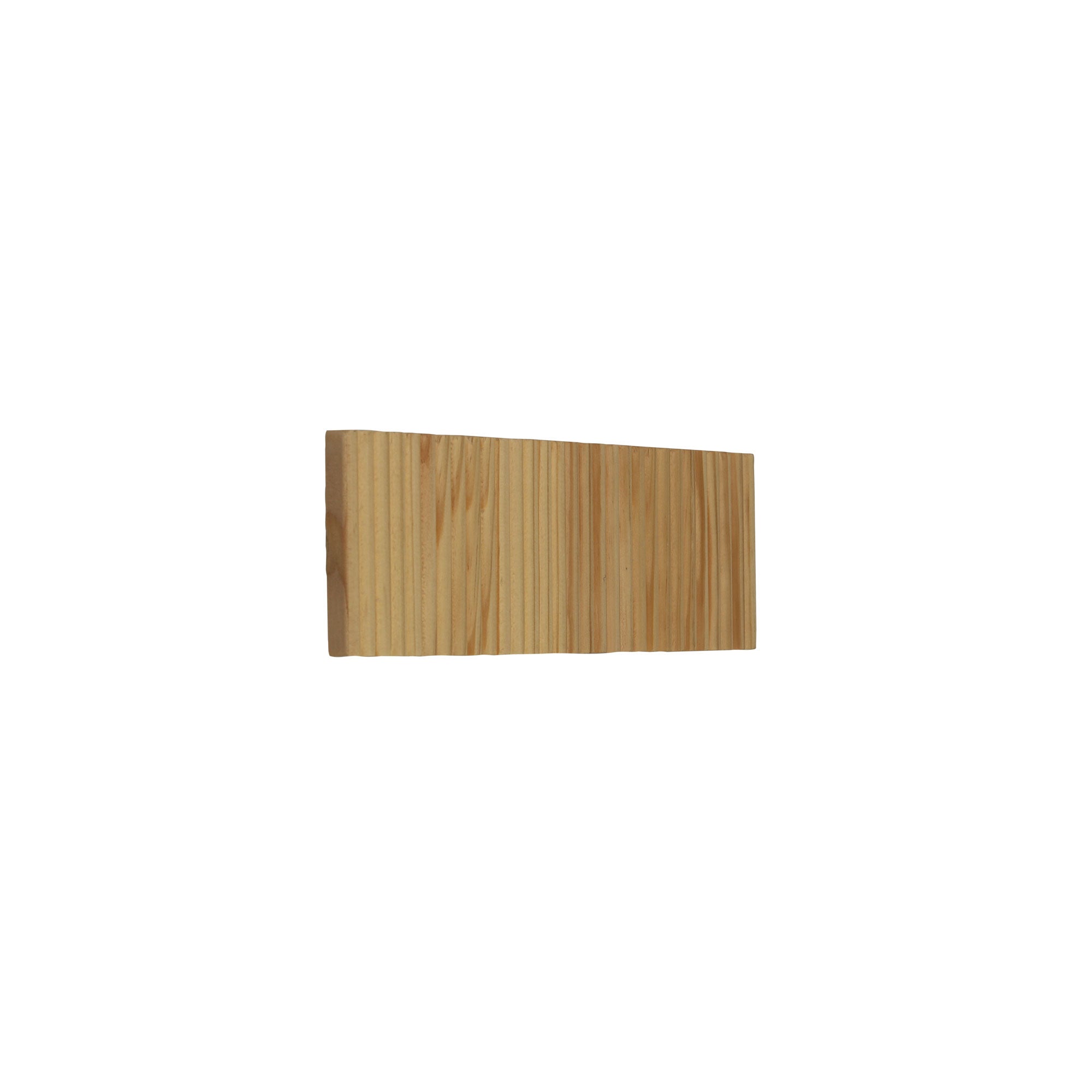 Rafter 30 Scalloped Wood Tricolour LED Wall Light
