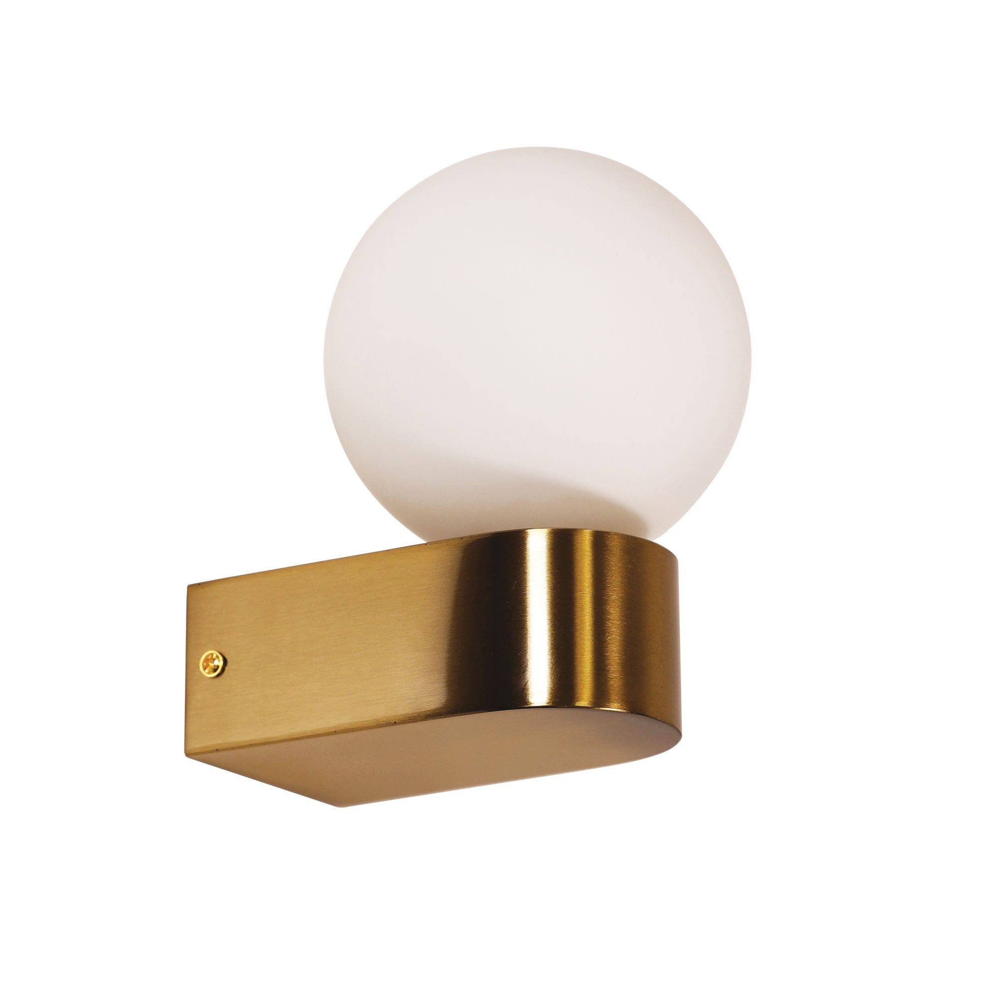Minne Satin Brass IP44 G9 Wall Light