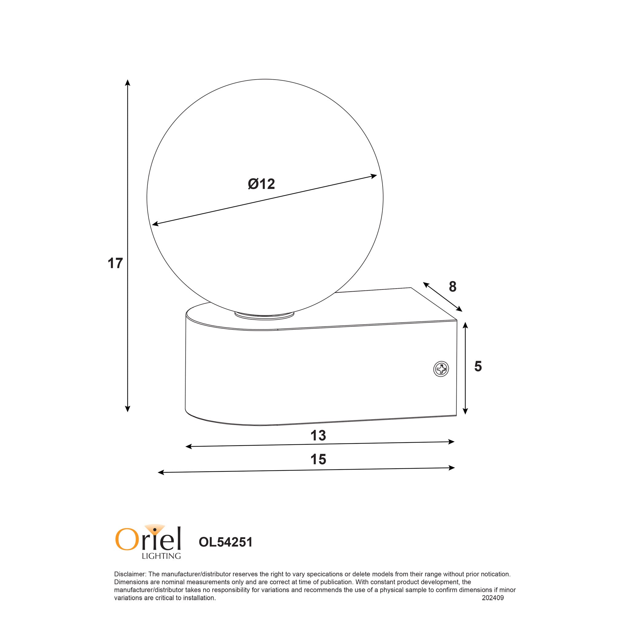 Minne White & Opal Glass G9 Wall Light