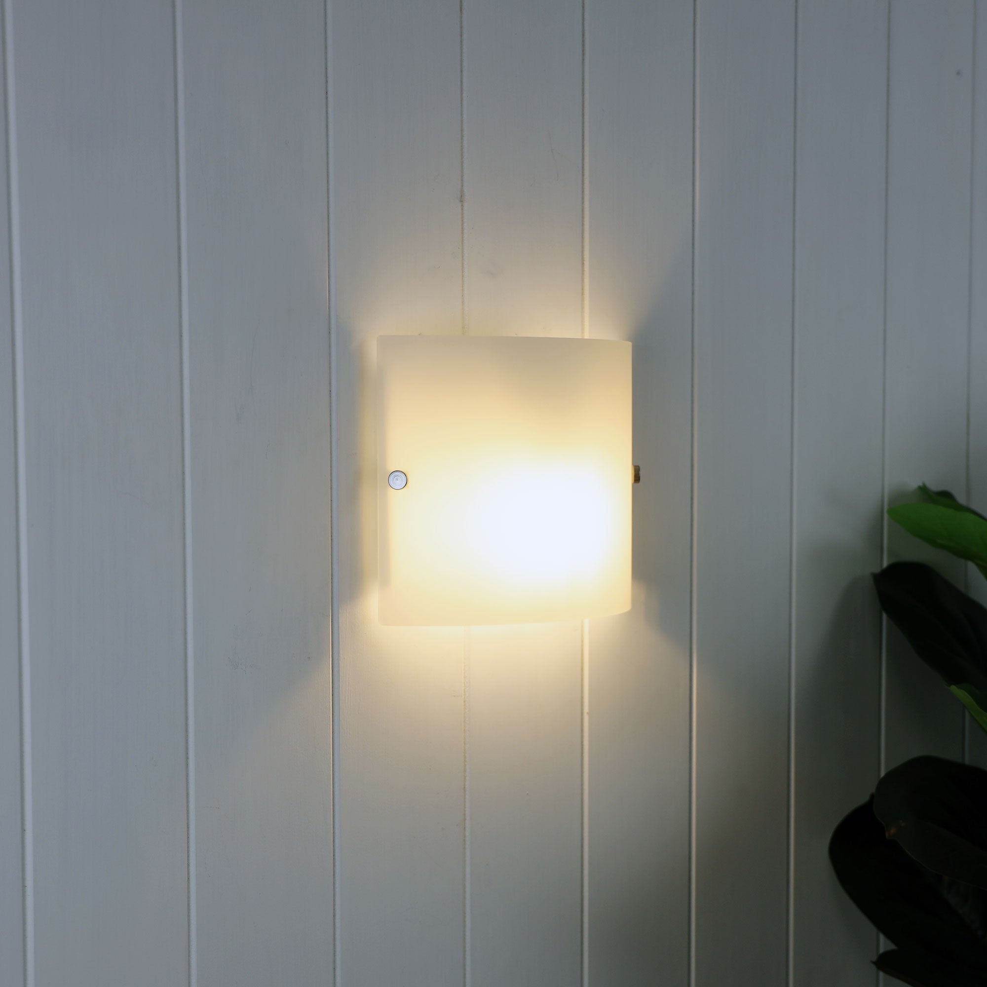 Duo 2 Simple Wall Mounted Light Frost Glass