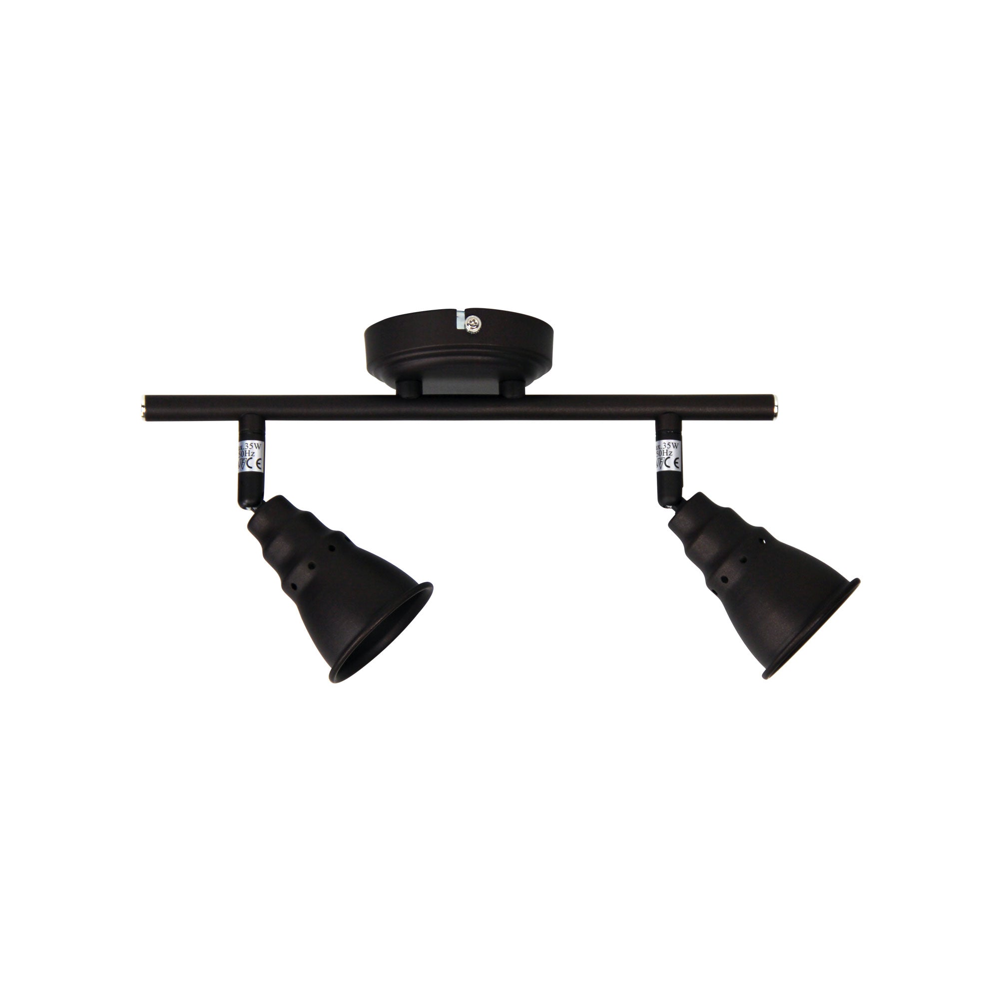 Norton 2 Light Vintage Spotlight LED Ready In Rubbed Bronze