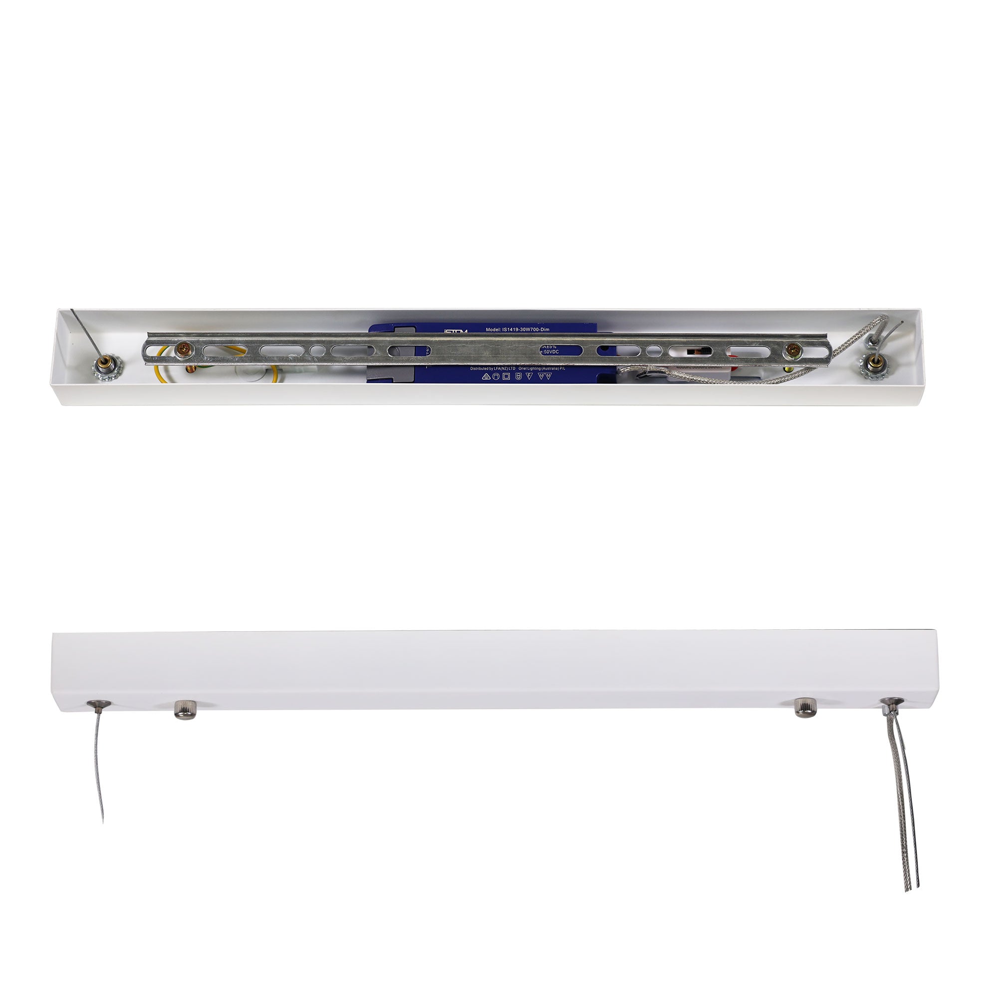 Shard White 1500mm CCT Slimline LED Linear Pendant