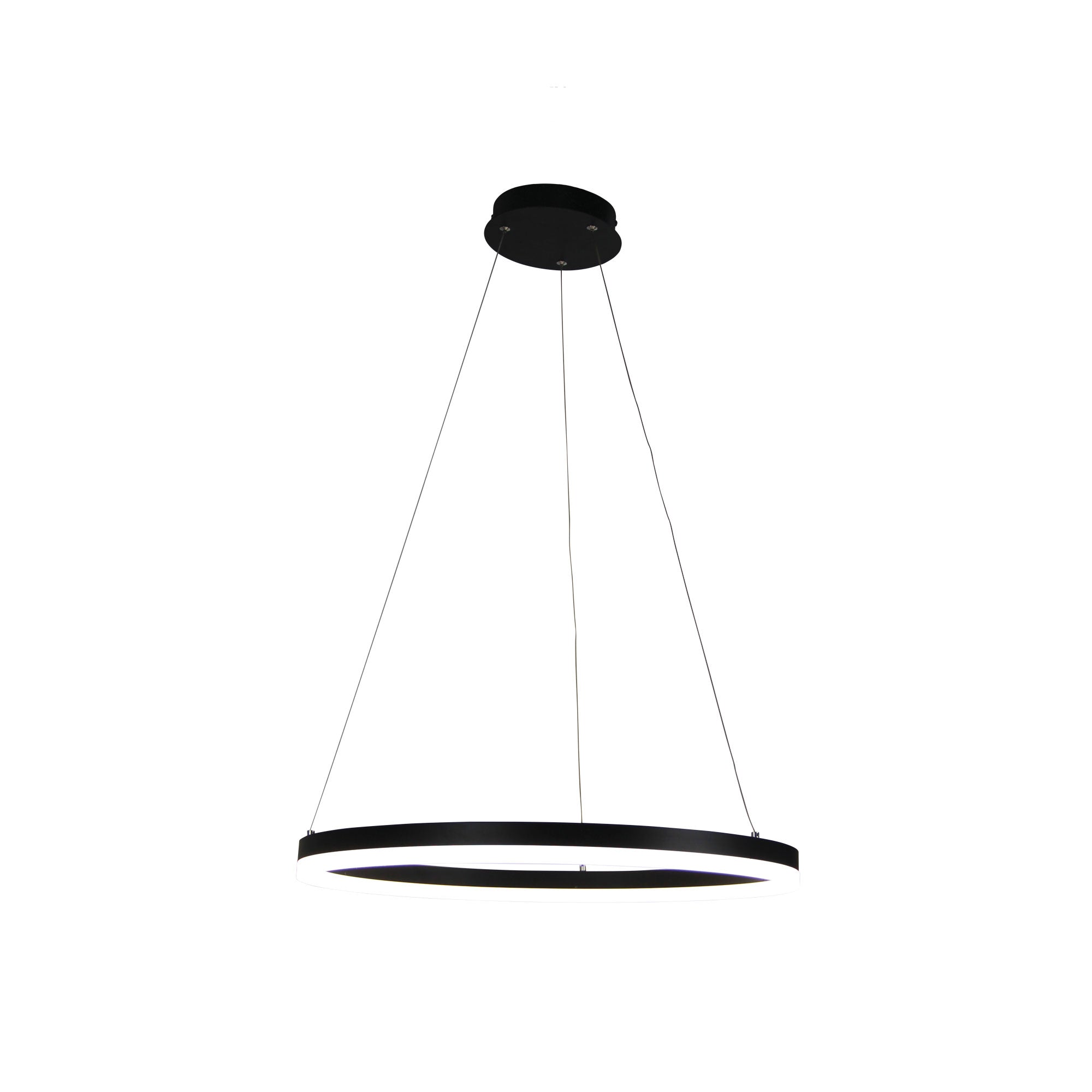Cronus.60 Black 24W CCT Modern LED Halo Pendant