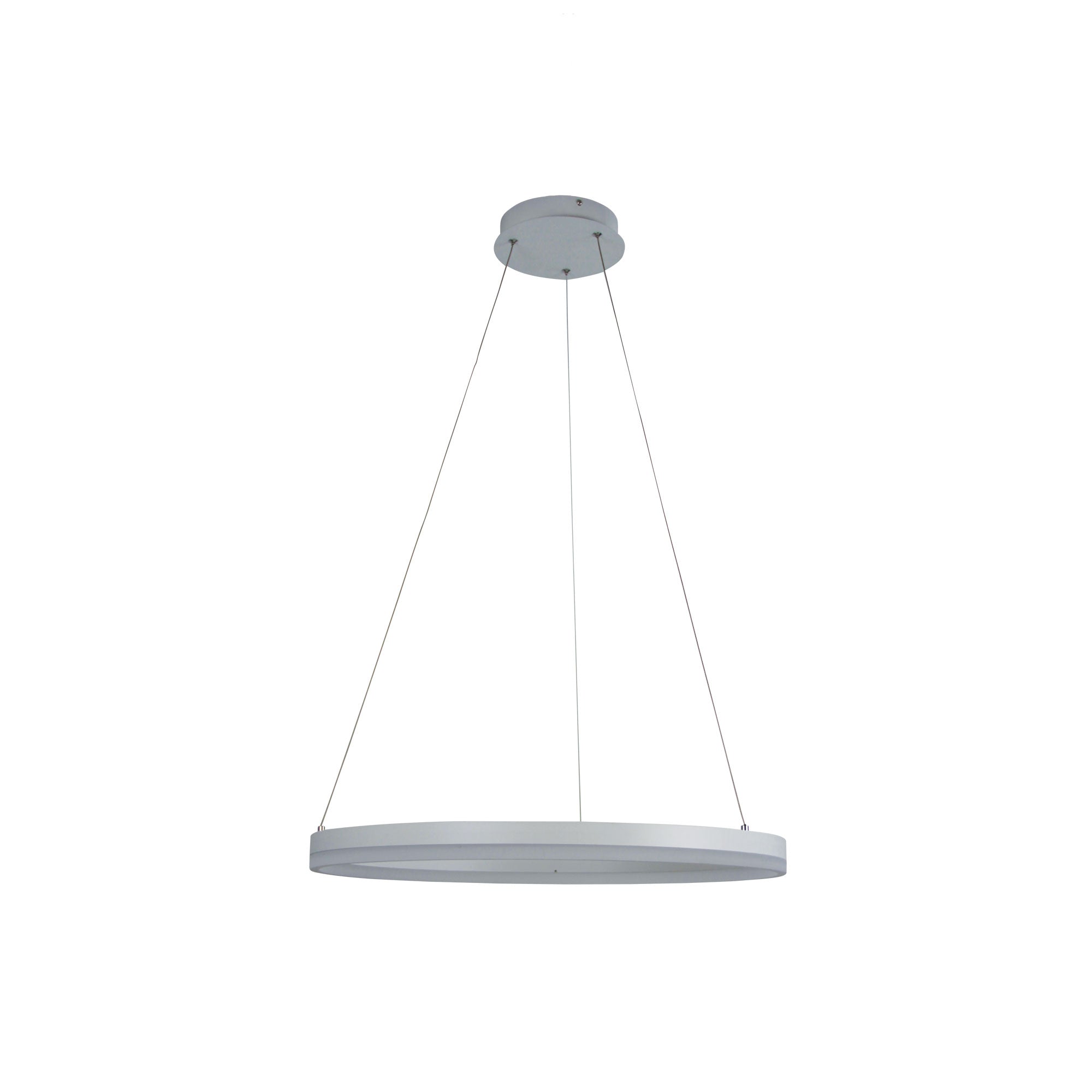 Cronus 60 CTS Modern Tricolour LED Halo Pendant White