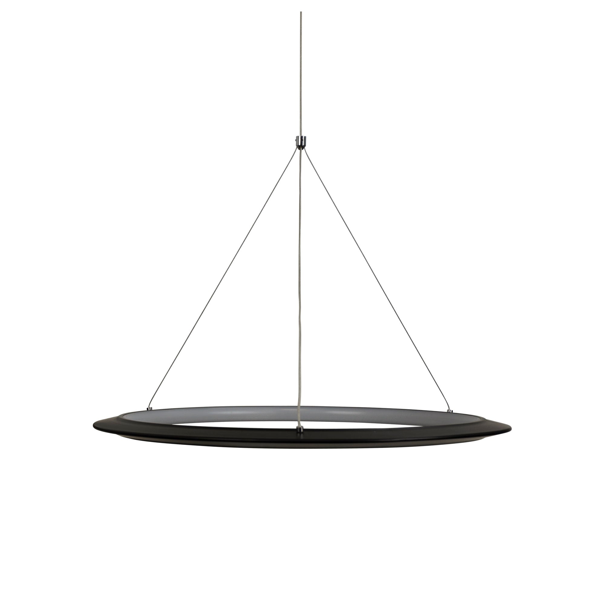 Saturn 60 CTS Modern Tricolour LED Halo Pendant Black