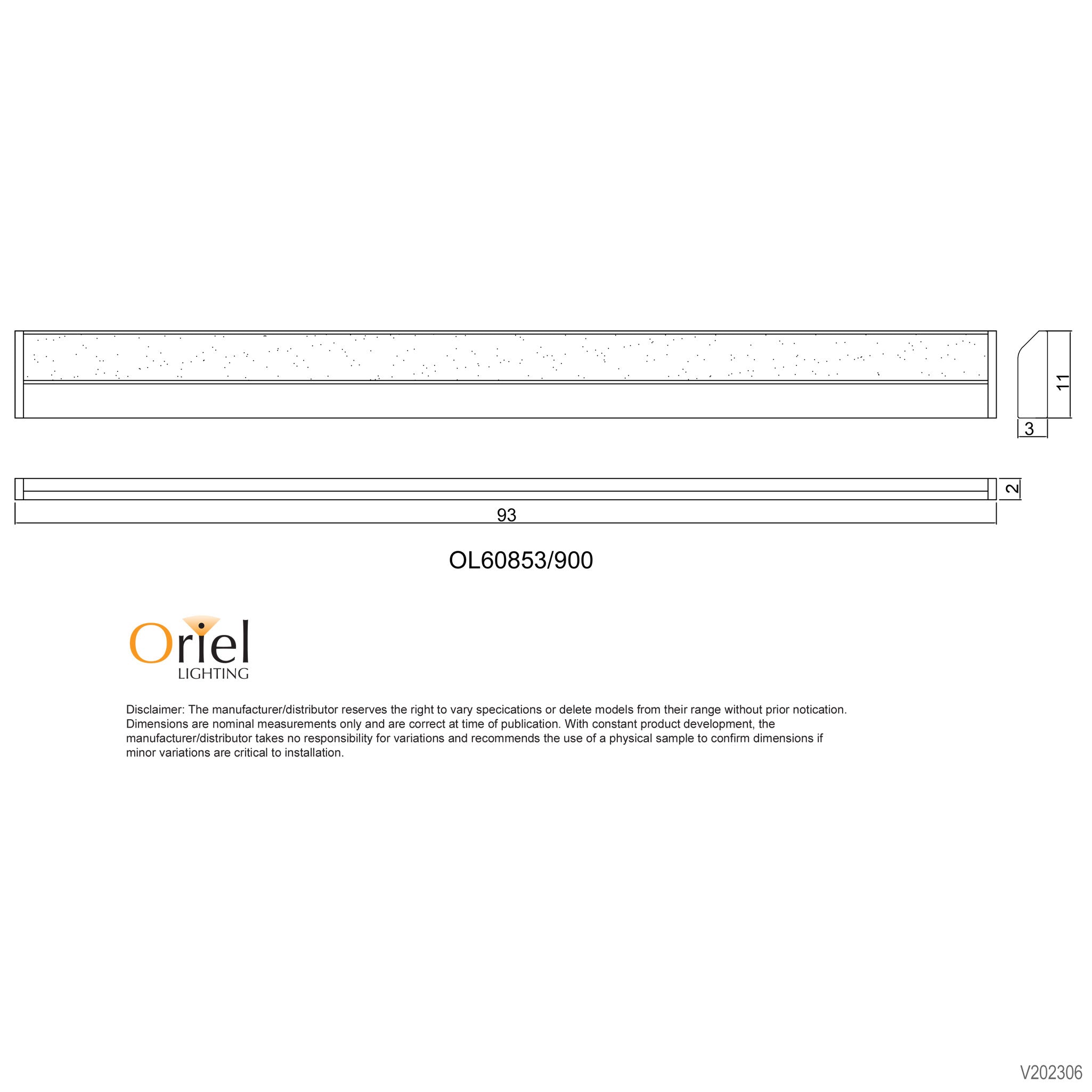 Mode.90 White 13.5W CCT 930mm Adjustable LED Vanity Light
