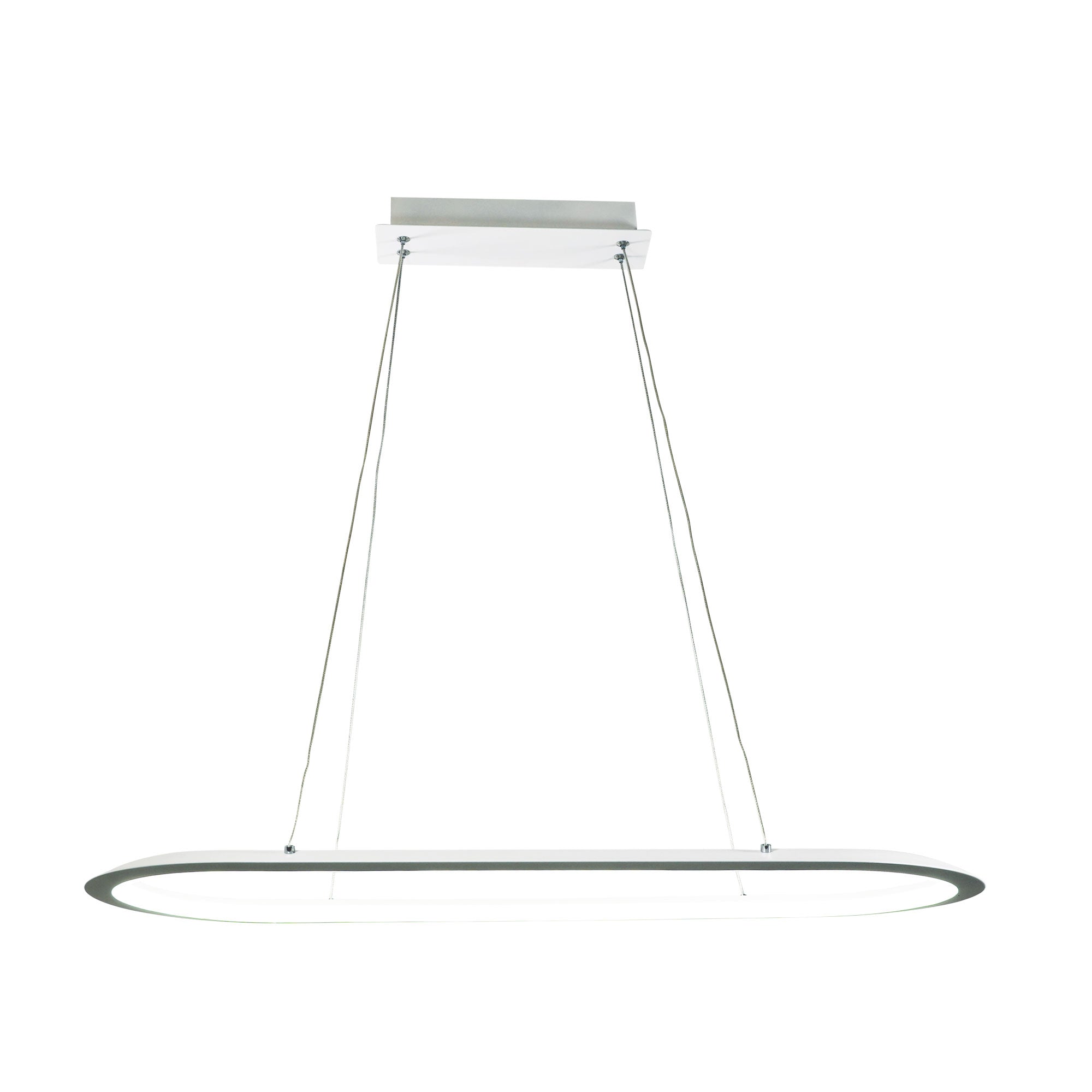 Ovale White 38W CCT LED Pendant