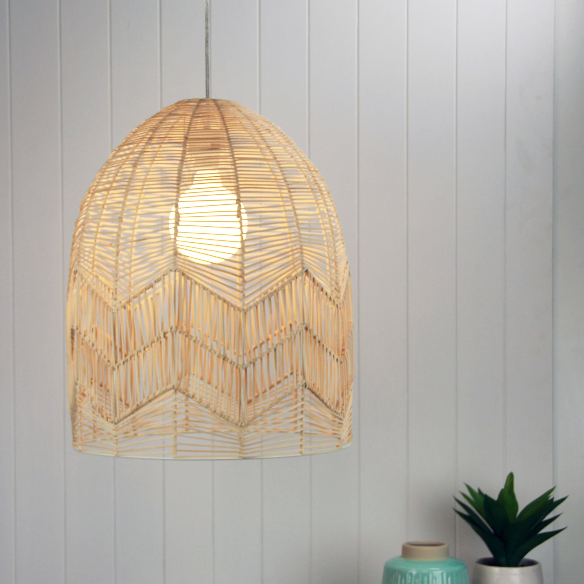 Tanah Natural Rattan Cane Pendant Shade Only