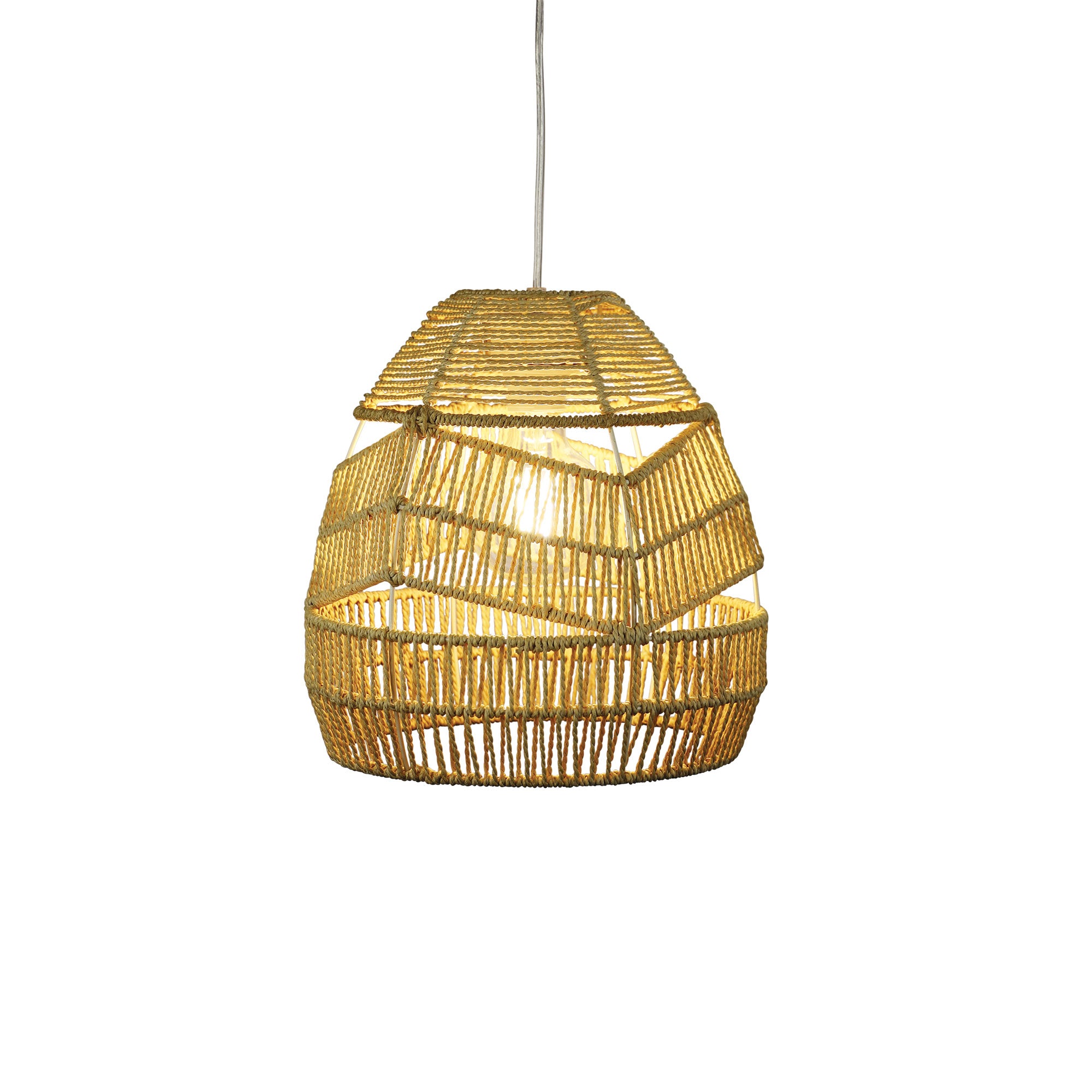 Kupang.30 Natural Paper String Pendant Shade Only