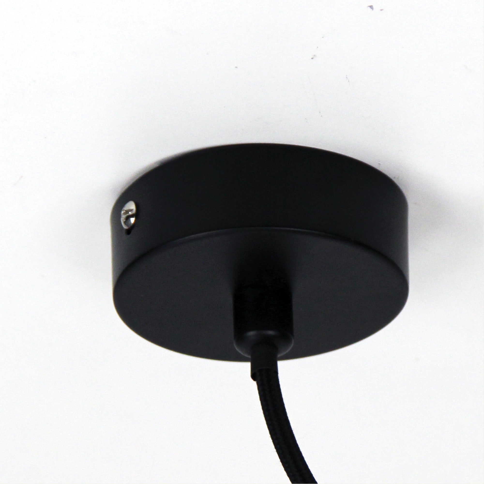 Mudag Large Black Metal Mesh Pendant