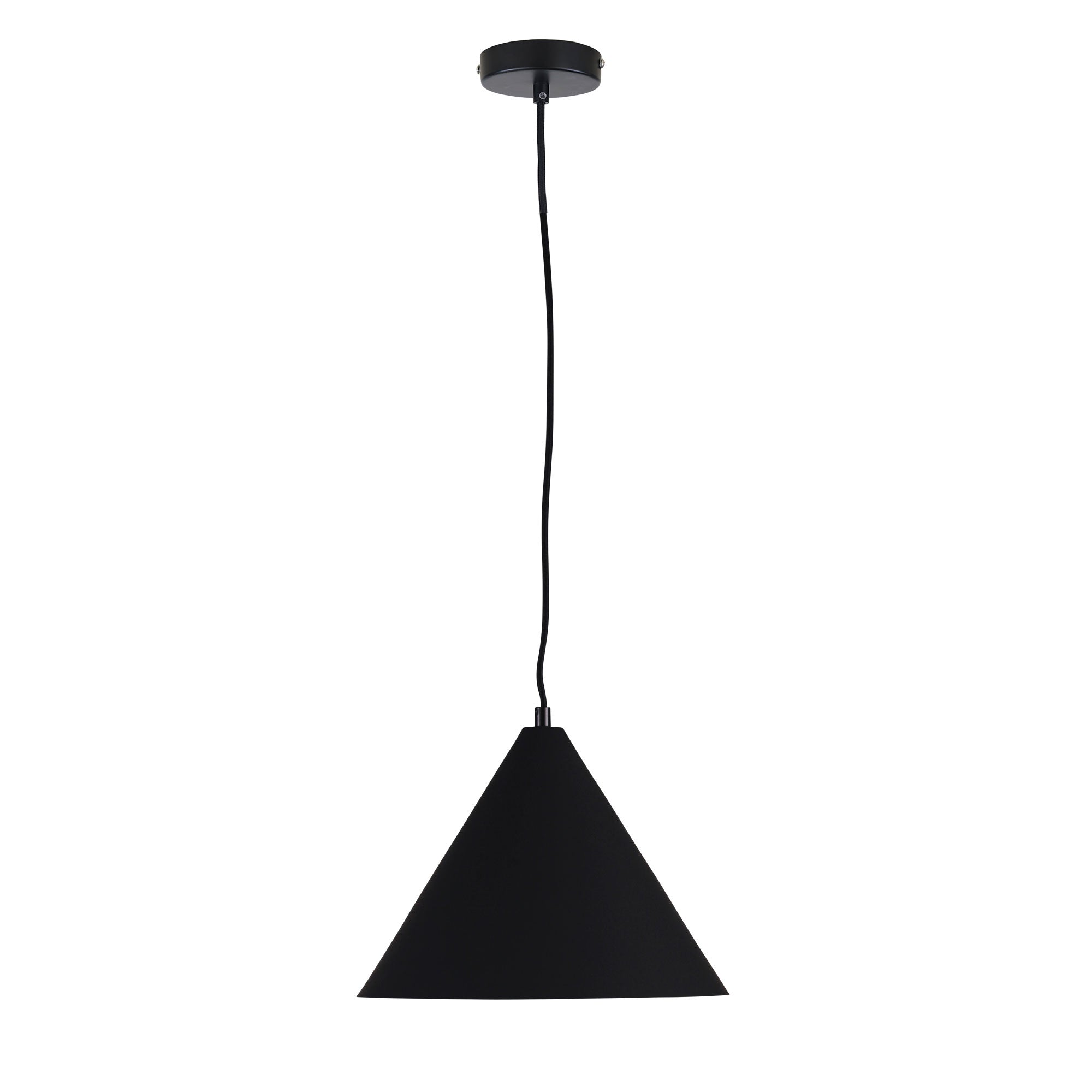 Conic 28 Stylish Conical Black Pendant