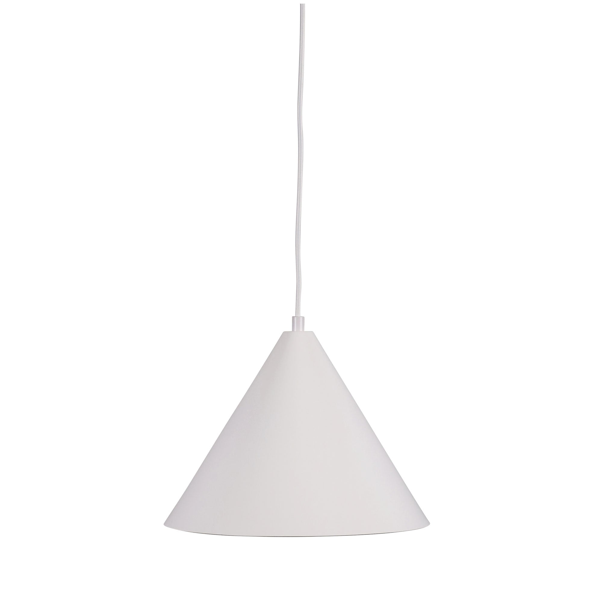 Conic.28 White Metal Stylish Conical Pendant