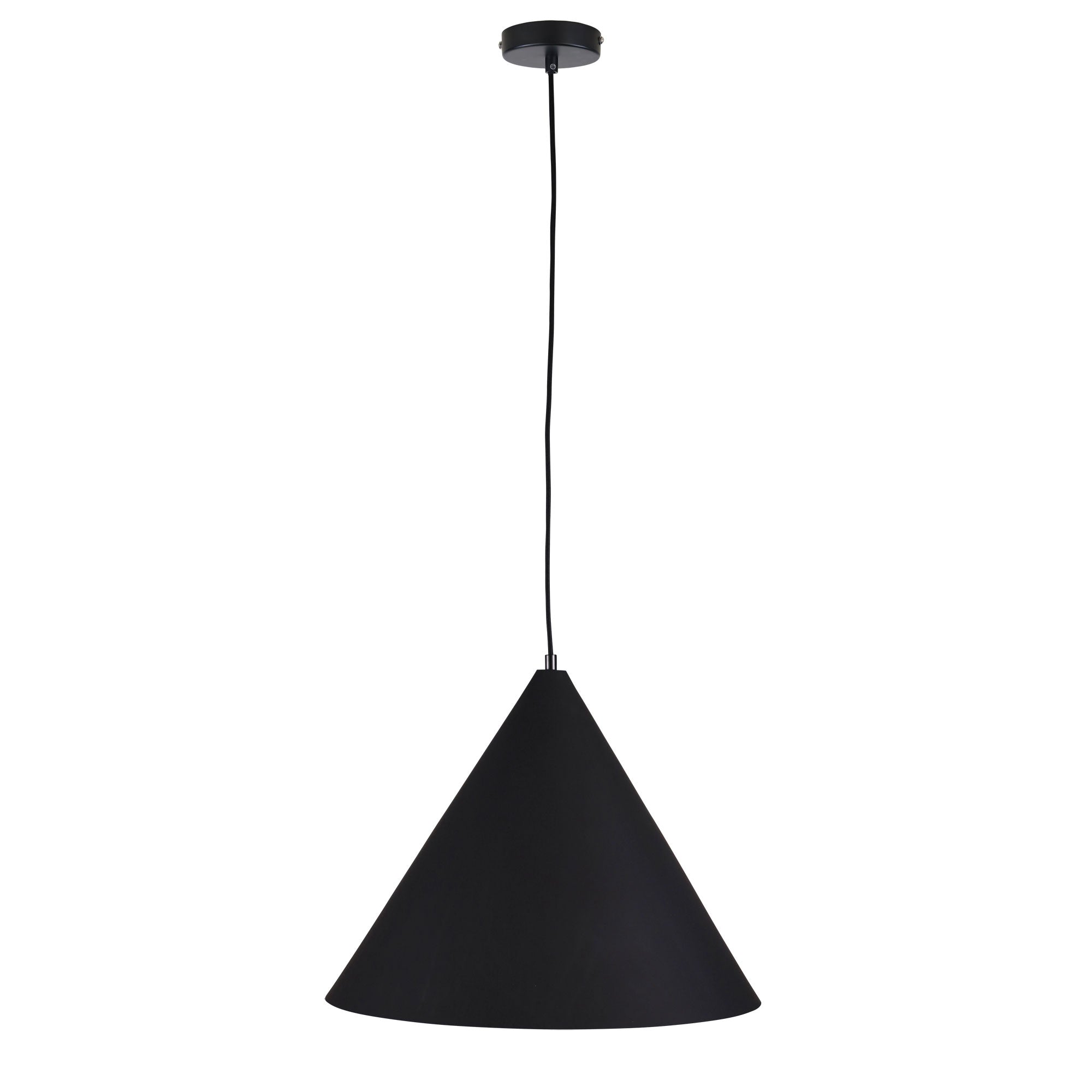 Conic 45 Stylish Conical Black Pendant