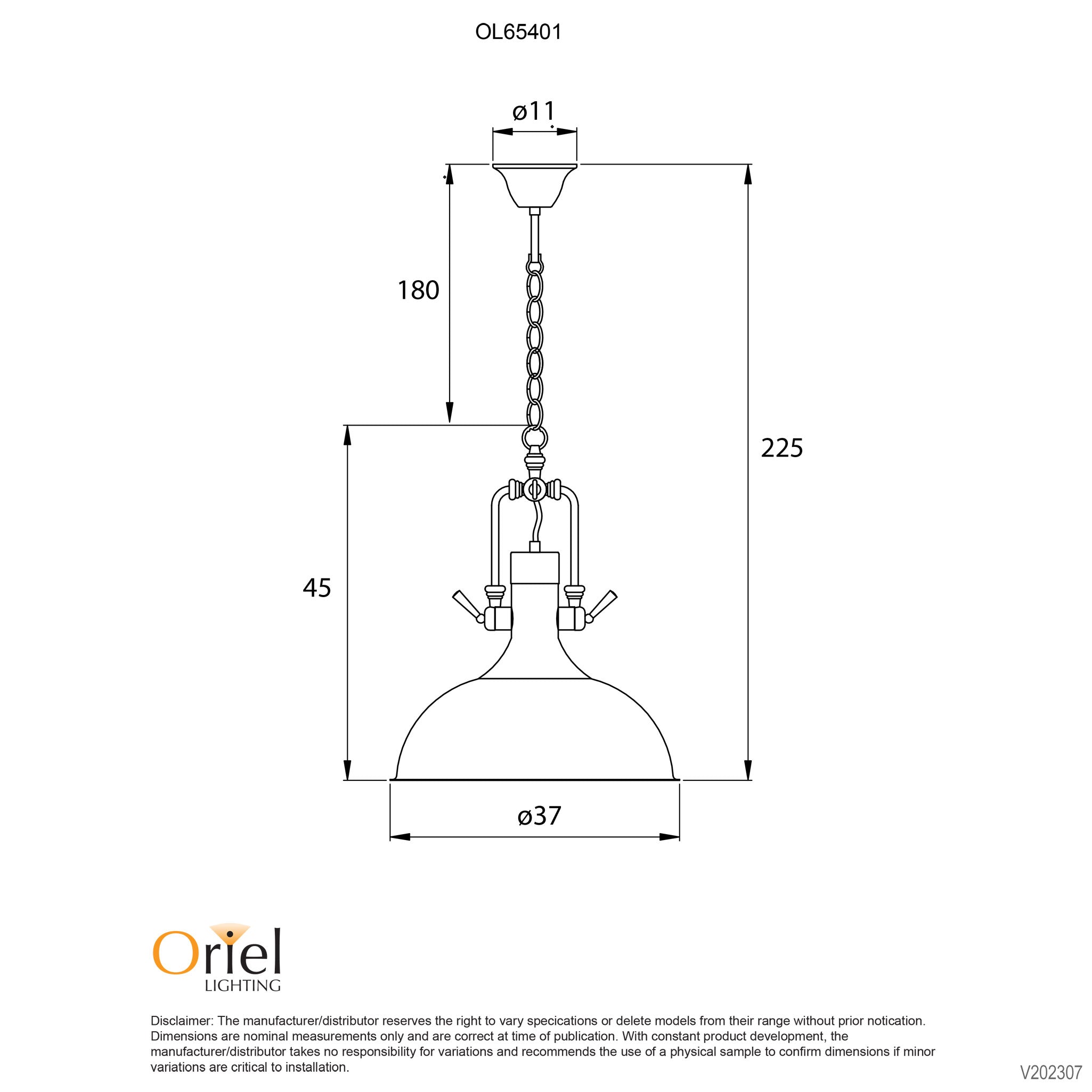 Cottage Black Urban Retro Industrial Style Pendant