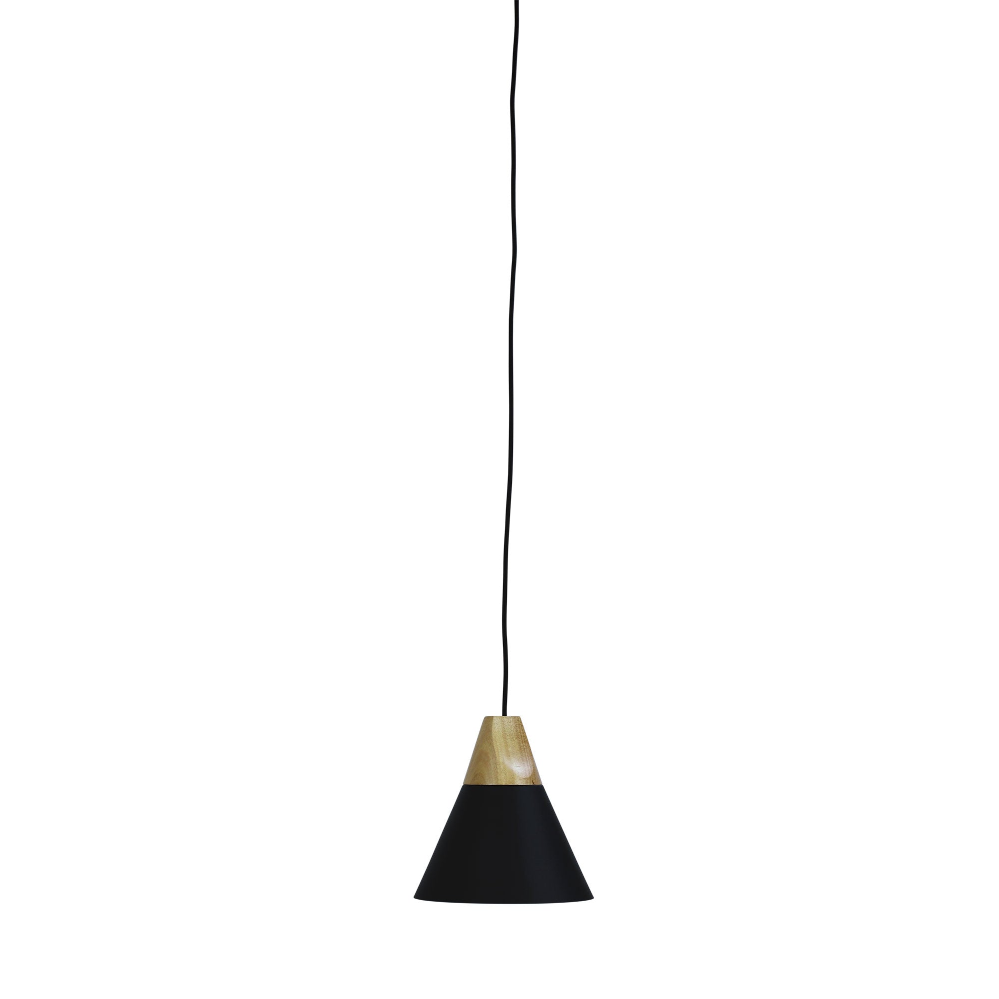 Trigo 20 Stylish Conical Black Pendant