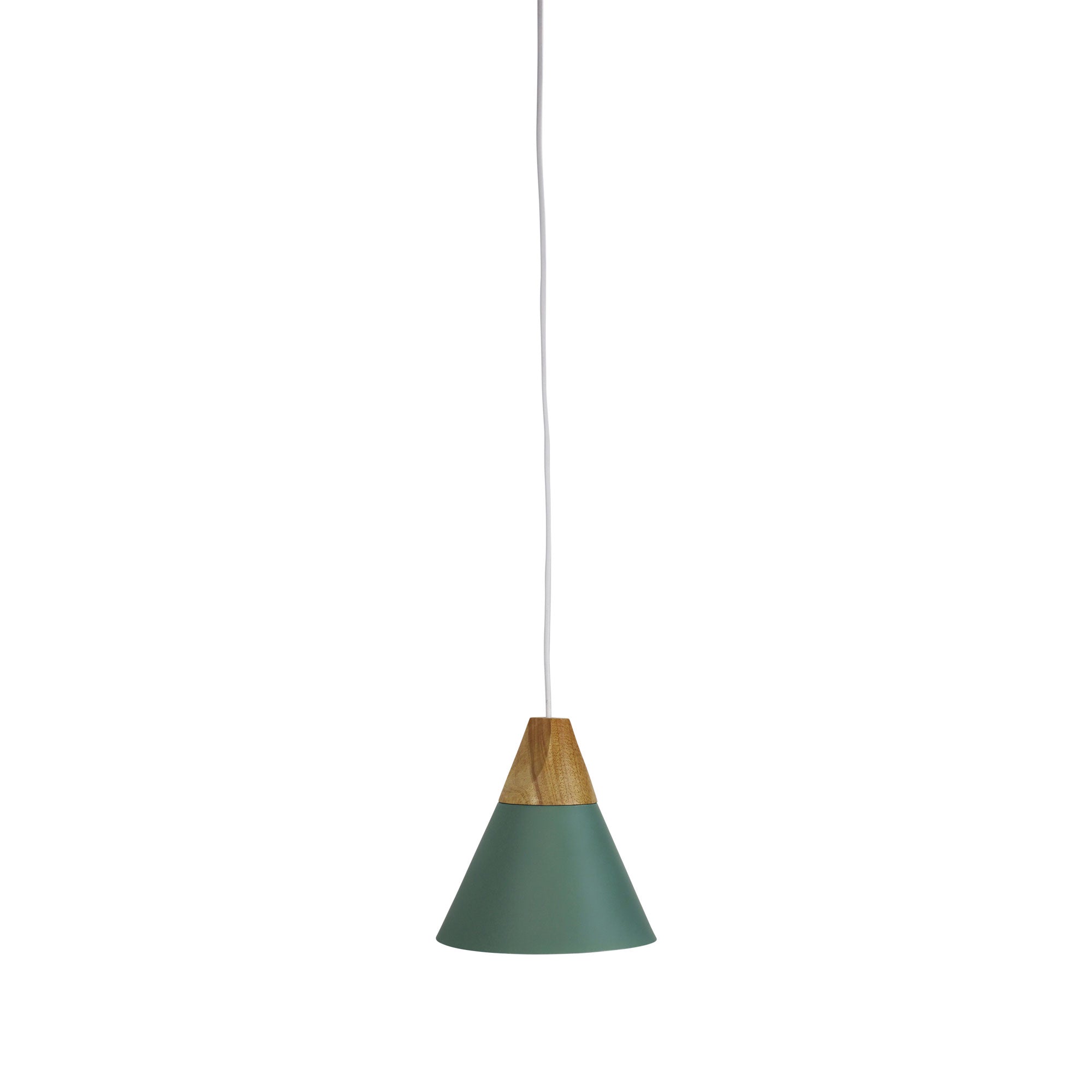 Trigo 20 Stylish Conical Green Pendant