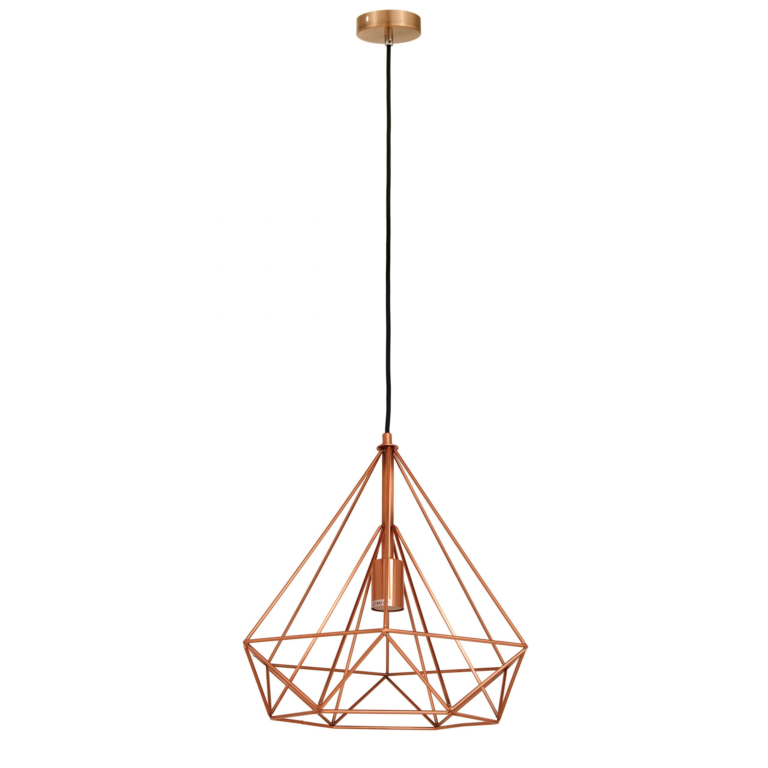 Lenox Antique Copper Geometric Urban Style Pendant