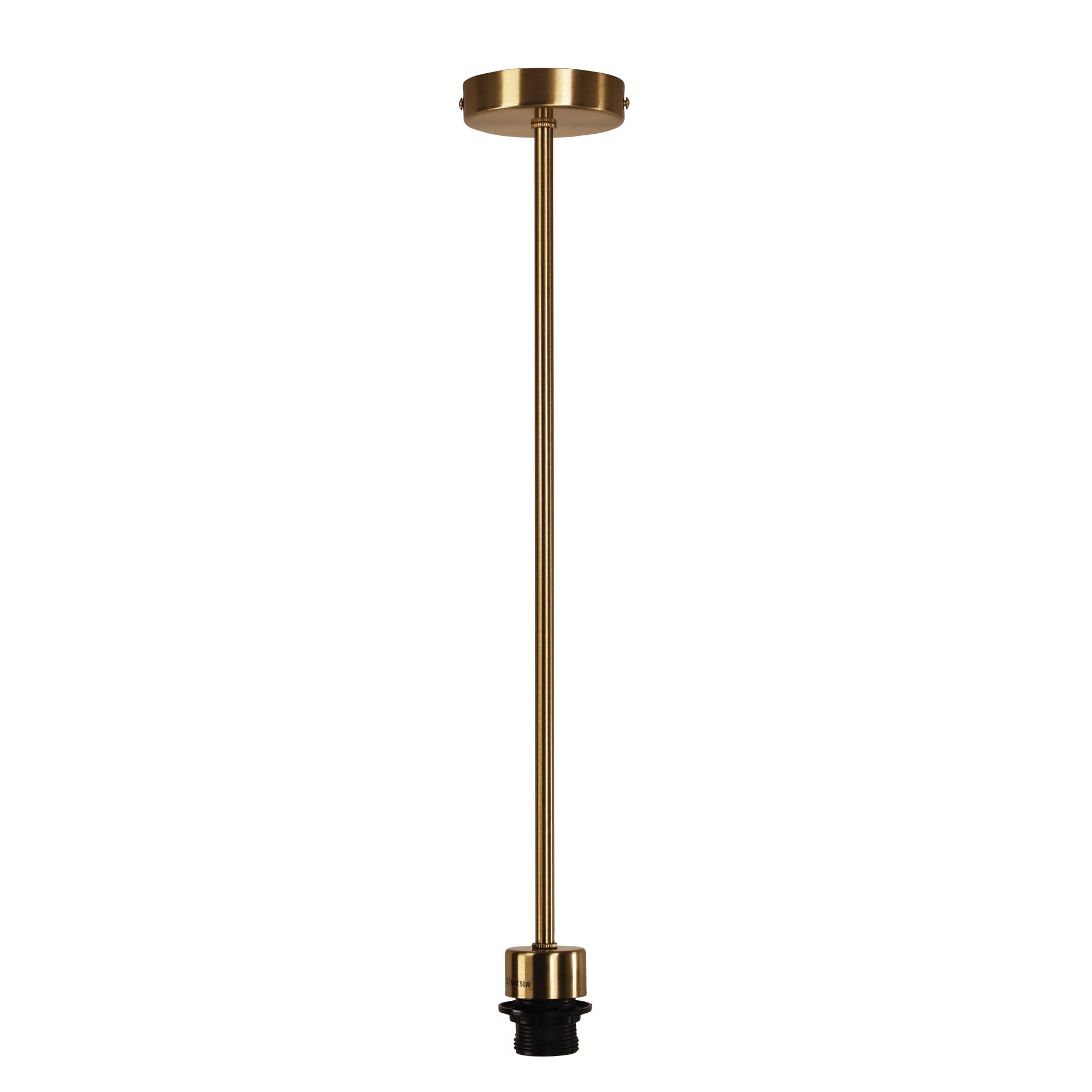 Parti Rod Satin Brass E27 Single Suspension