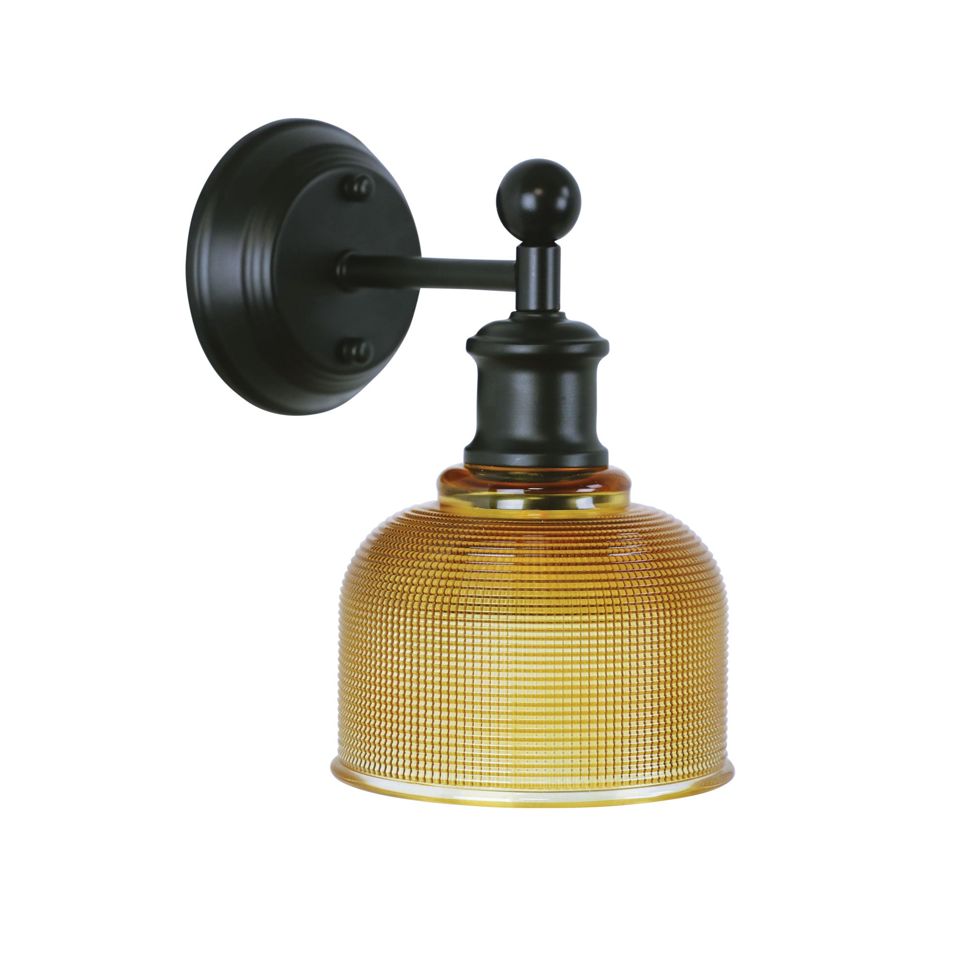 Brighton Wall Black / Amber