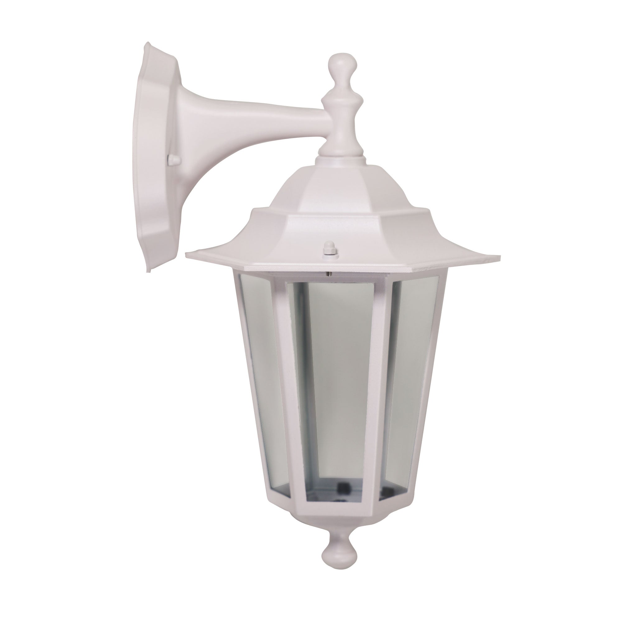 Ascot Traditional Outdoor Wall Light in White - OL7401WH