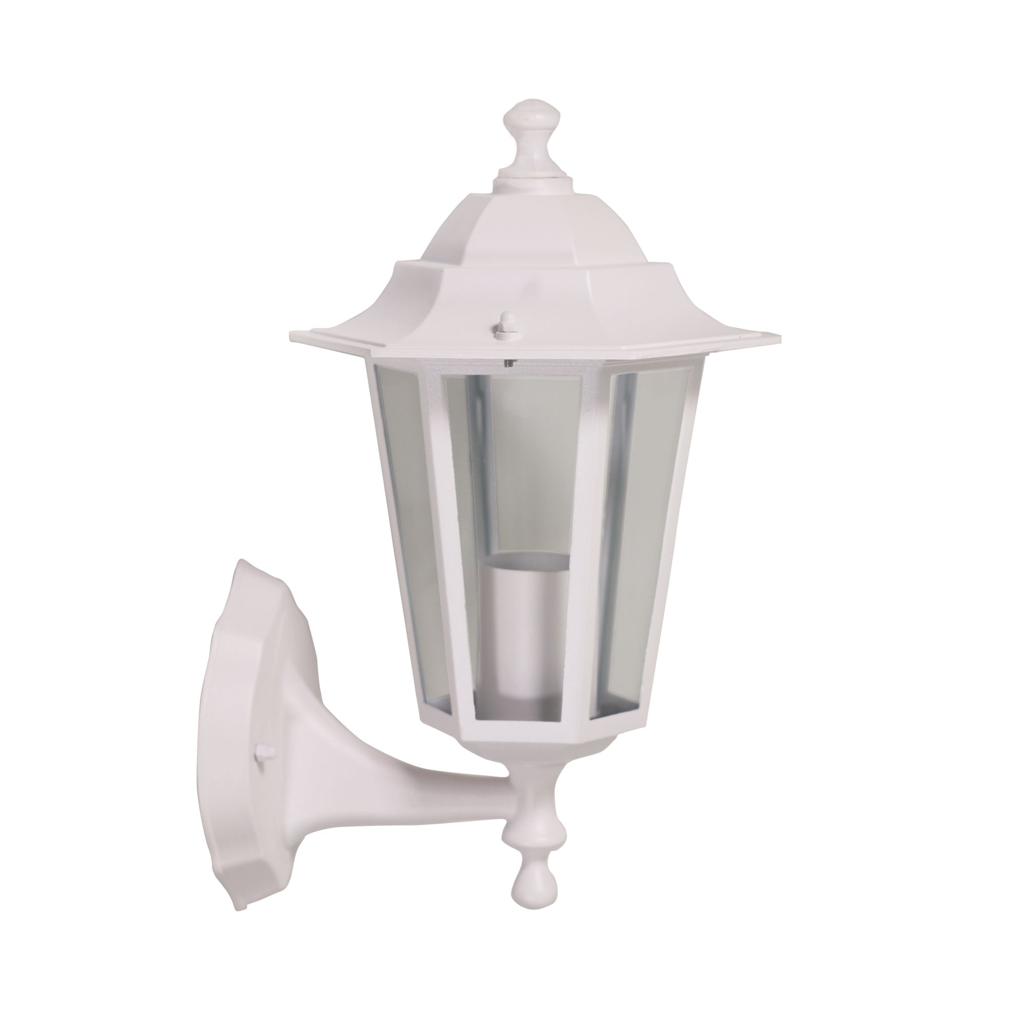 Ascot Traditional Outdoor Wall Light in White