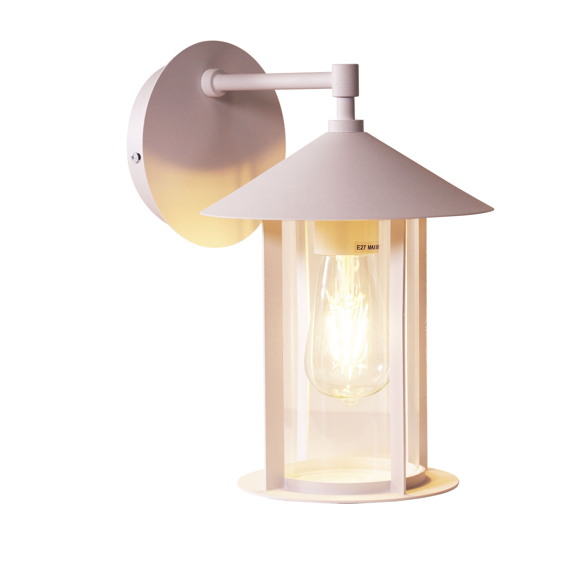 Holford White E27 IP44 Outdoor Wall Light