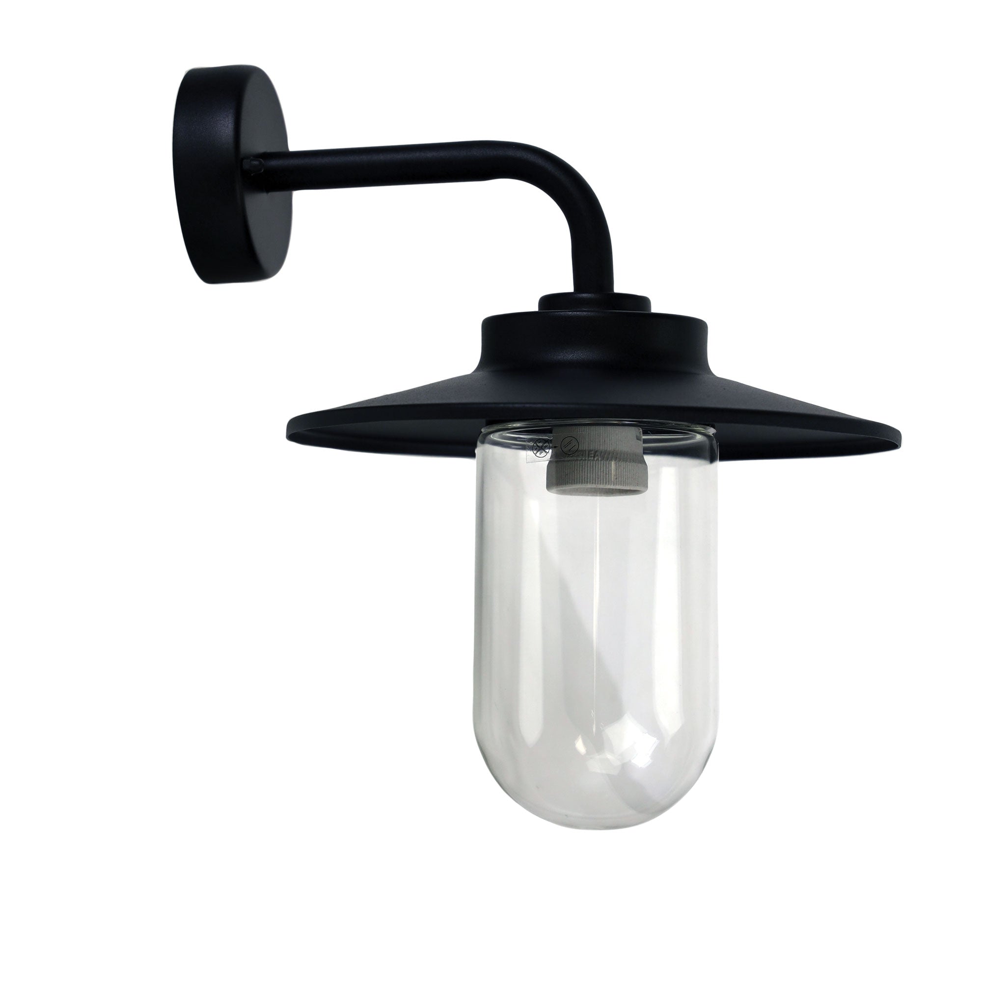 Anzio Black Outdoor Wall Light