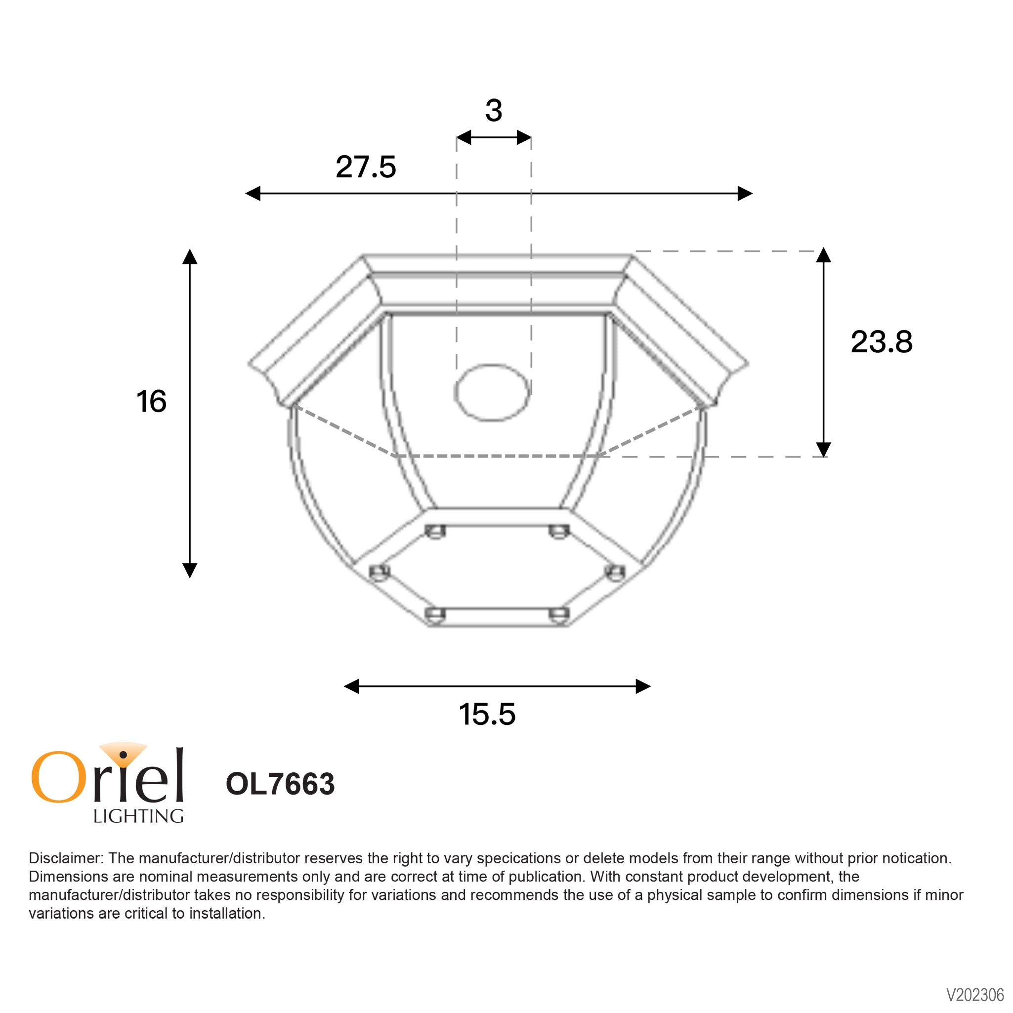 Highgate White B22 IP20 Traditional Under Eave DIY