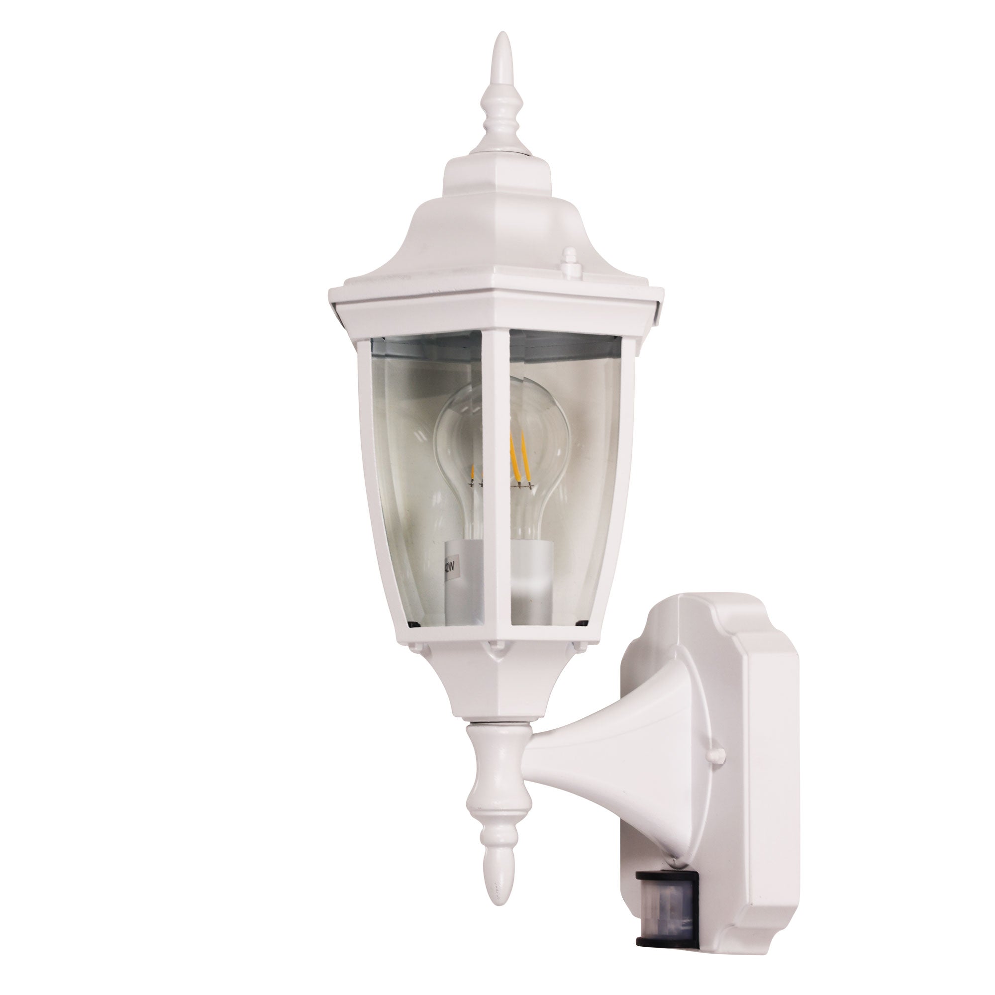 Highgate Sensor White Outdoor Light With Motion Sensor