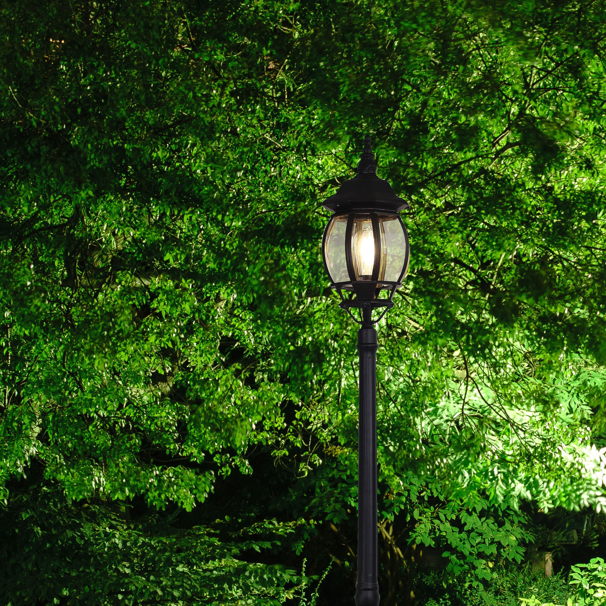 Highgate Black E27 IP44 Traditional Outdoor Post Light