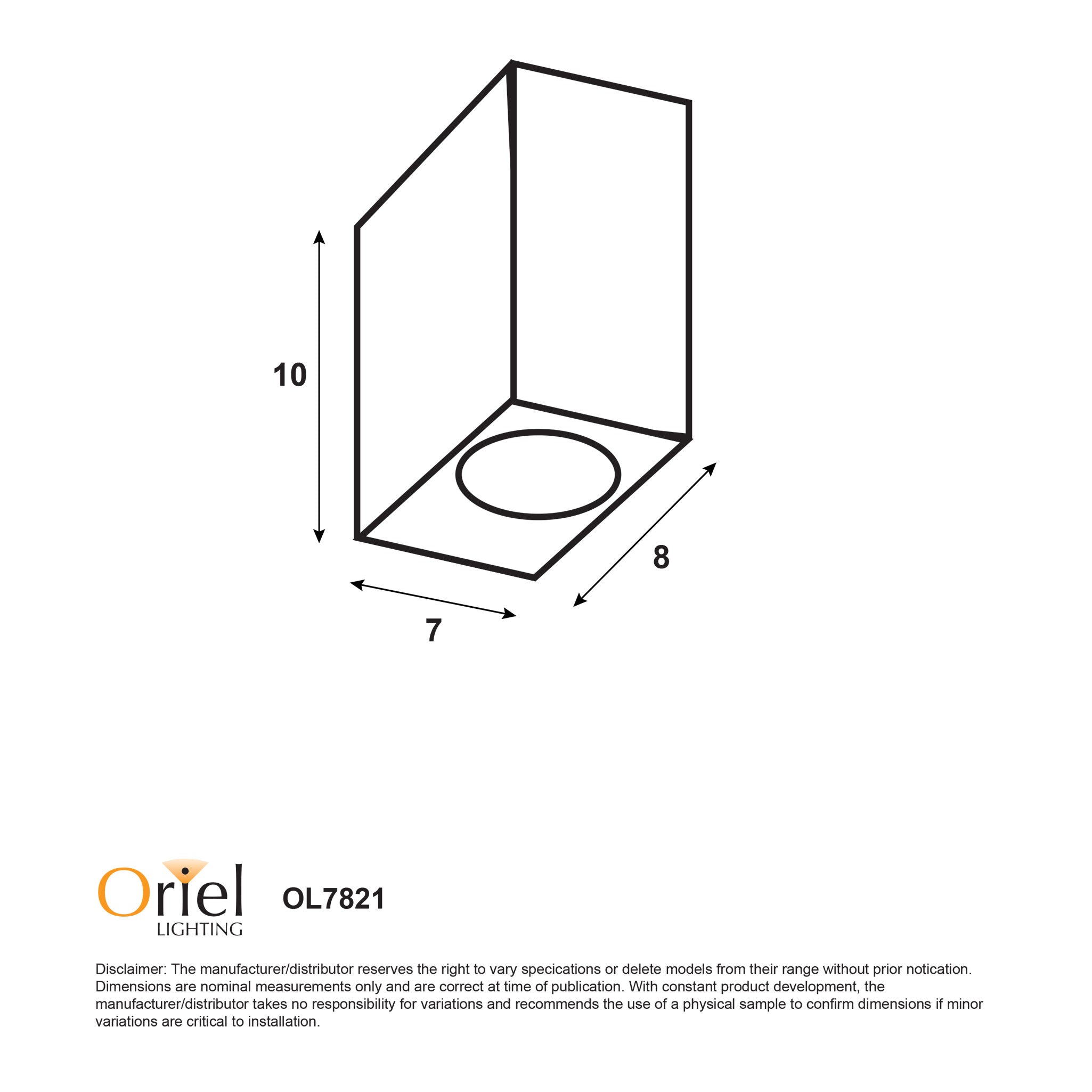 Atlas Black GU10 IP54 Fixed Down Wall Light