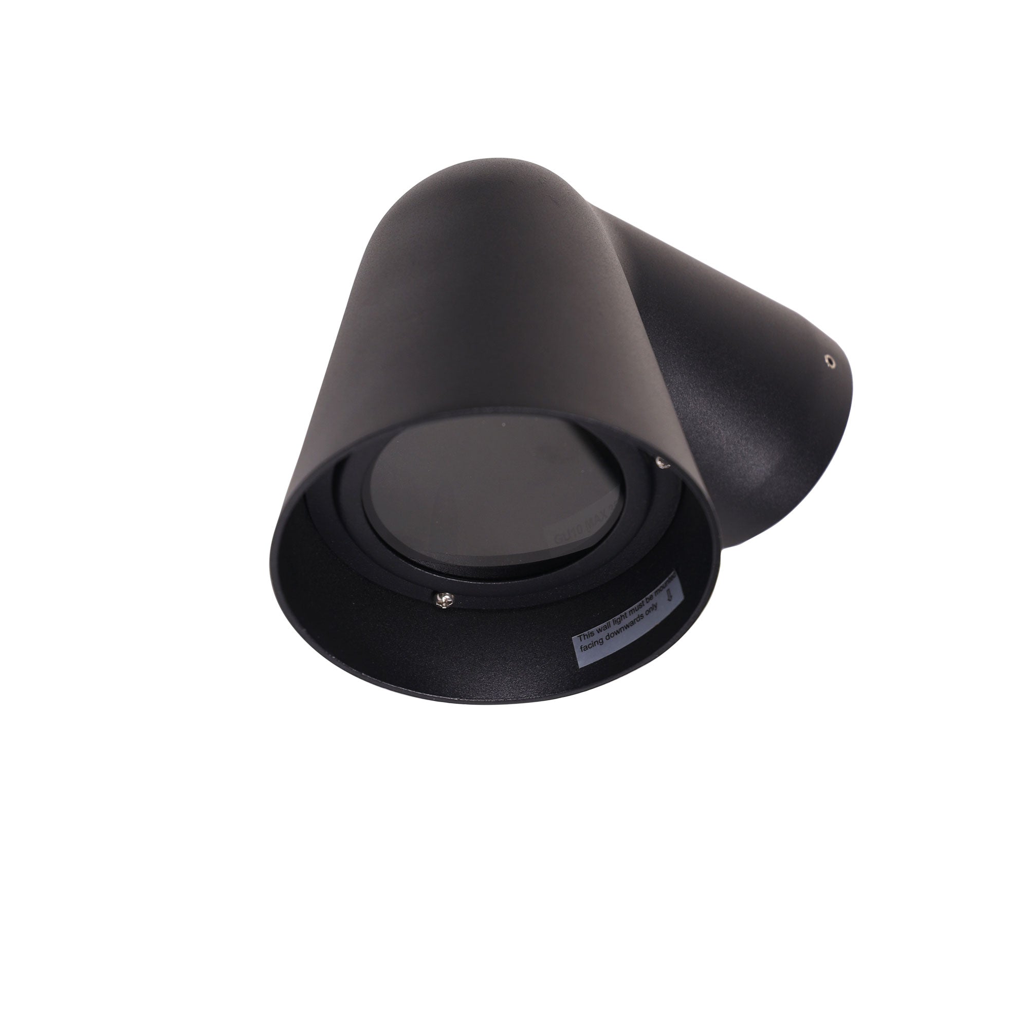 Voto Black GU10 IP54 Wall Light
