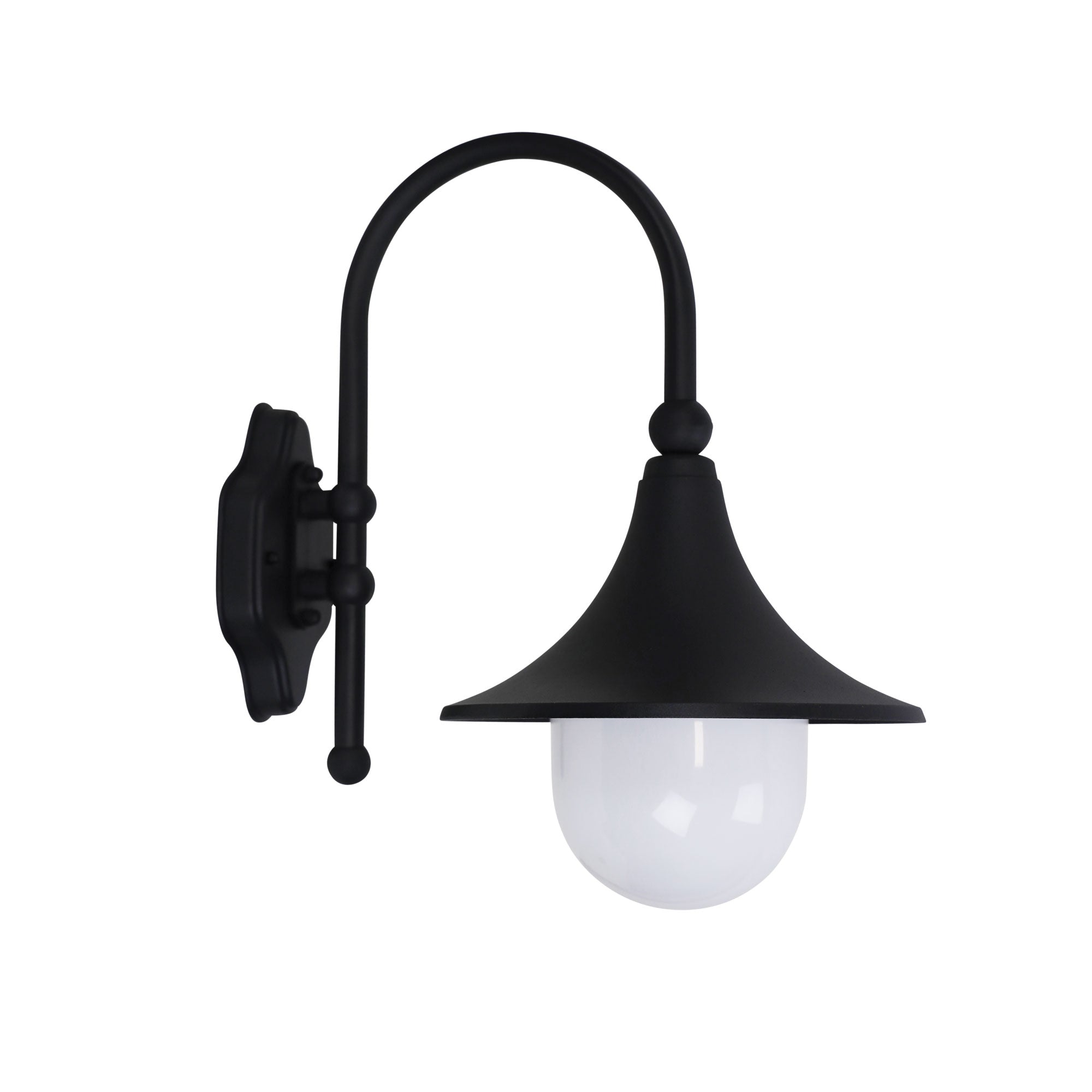 Moca Black Outdoor Wall Light