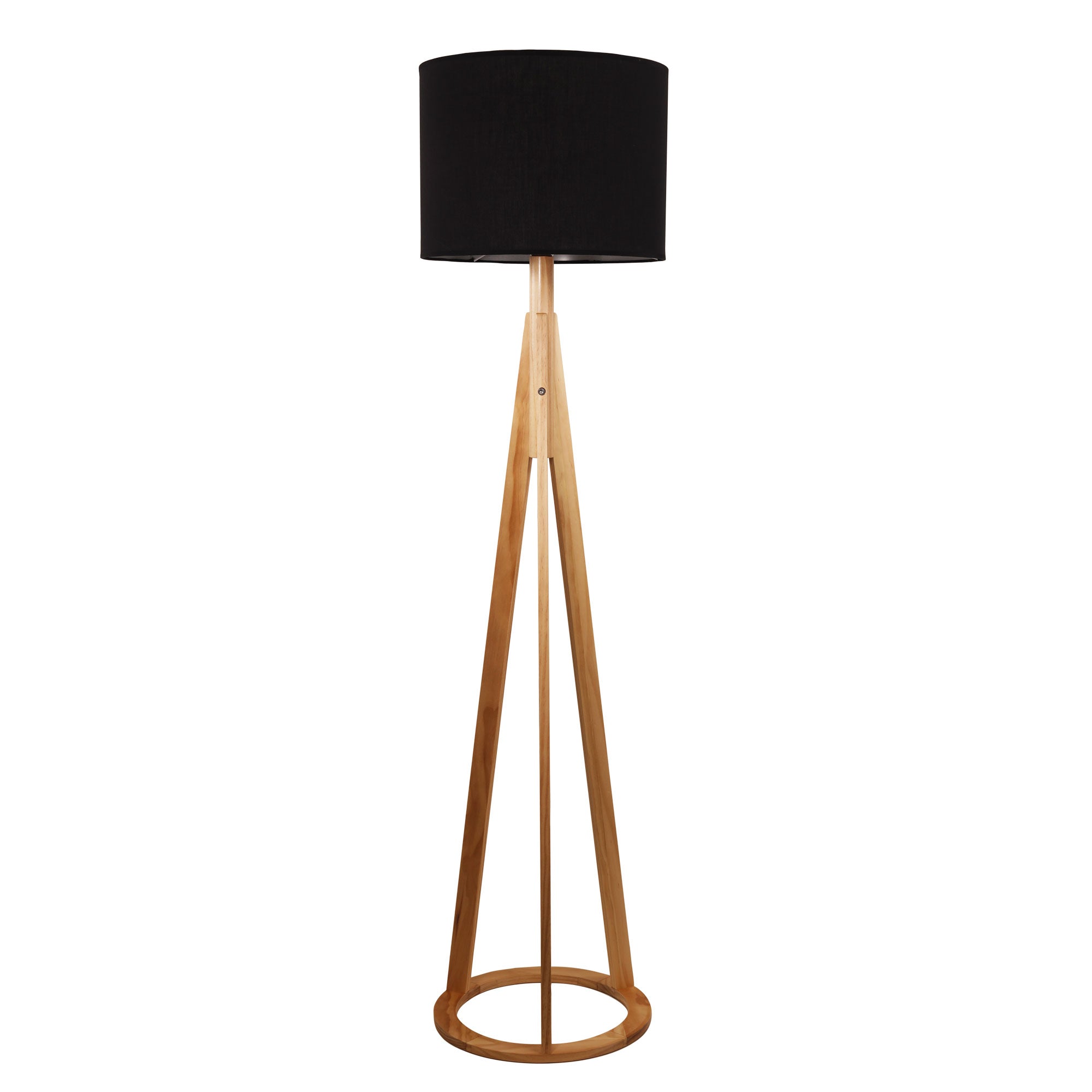 Stabb with Black Drum Complete Base, Shade, Bulb
