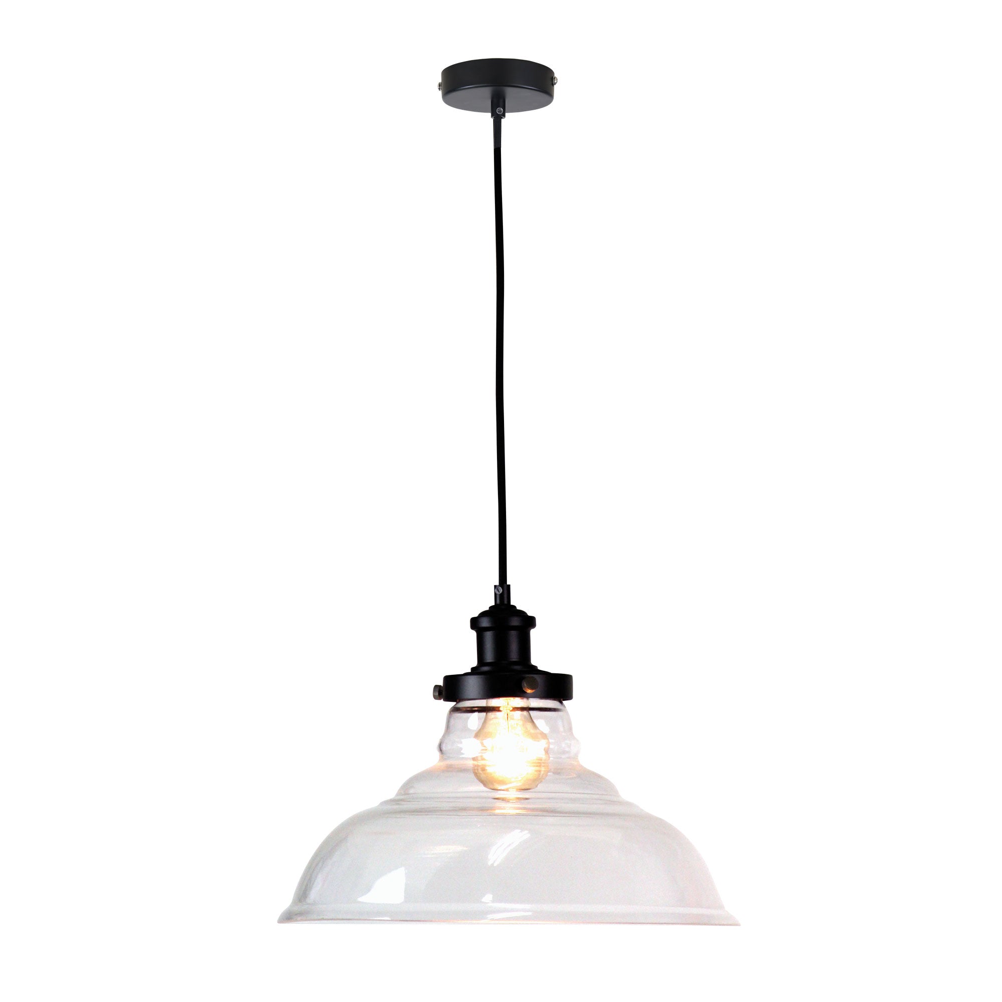 Toledo Pendant Clear Classic Glass