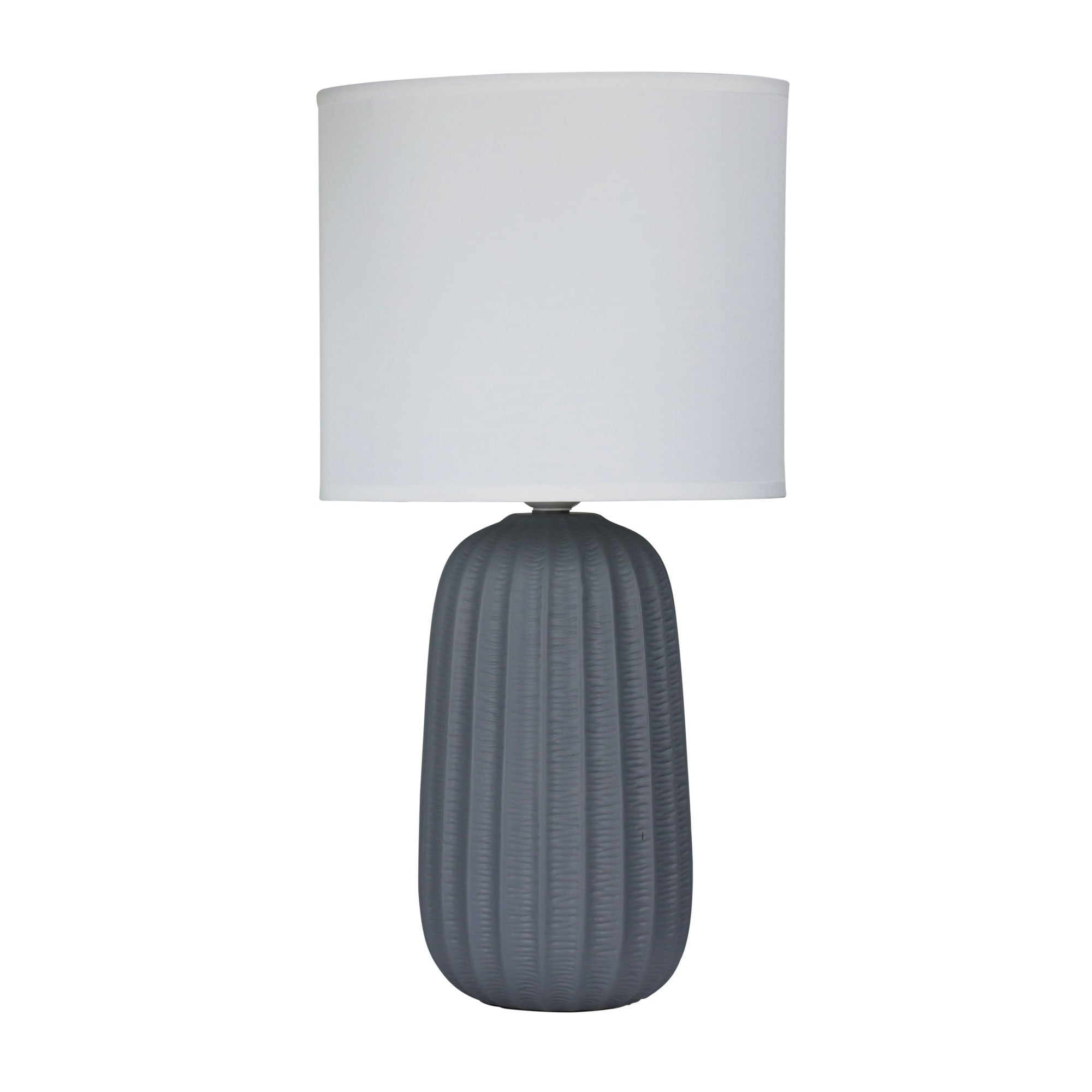 Benjy 25 Grey Ceramic Table Lamp