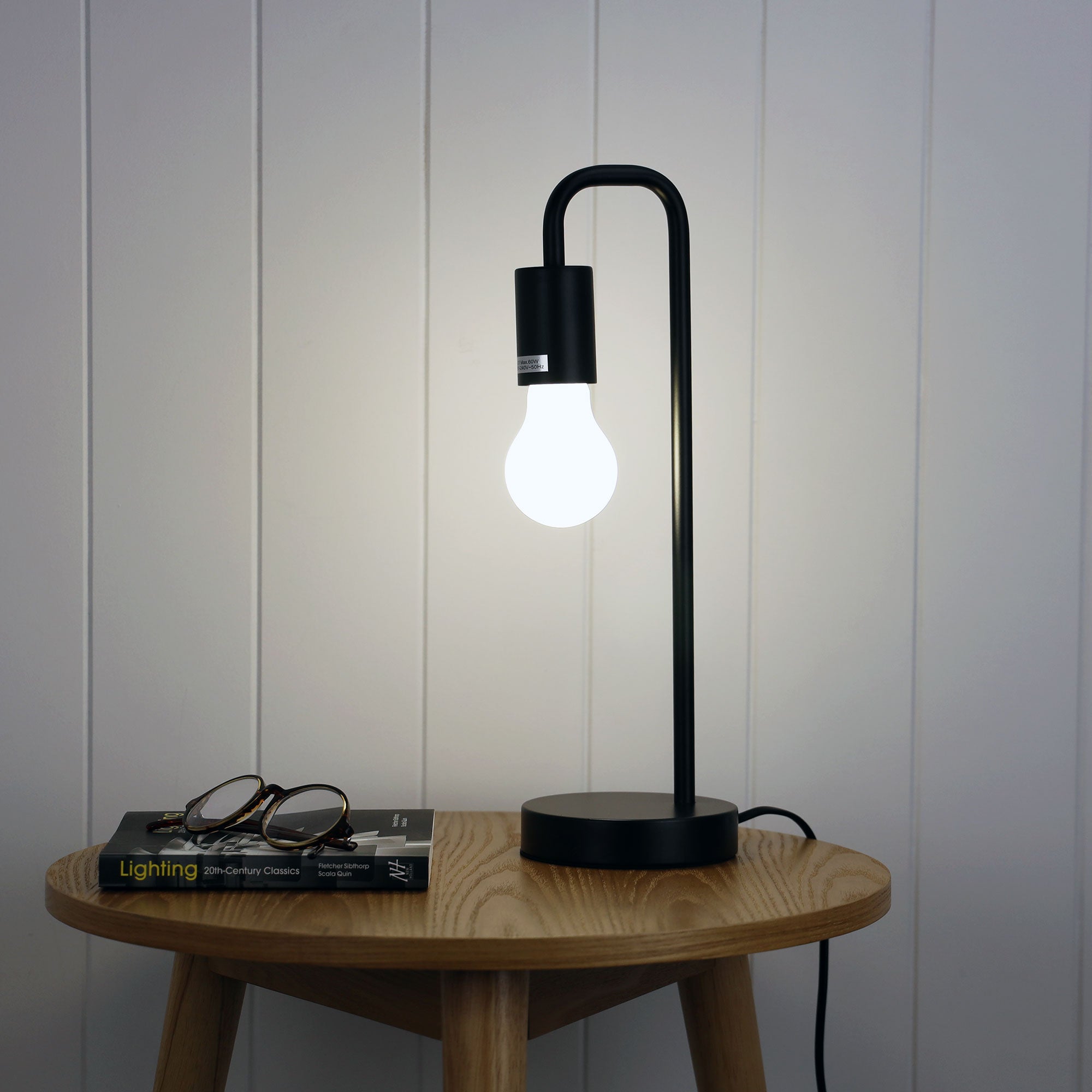 York Black Table Lamp Base