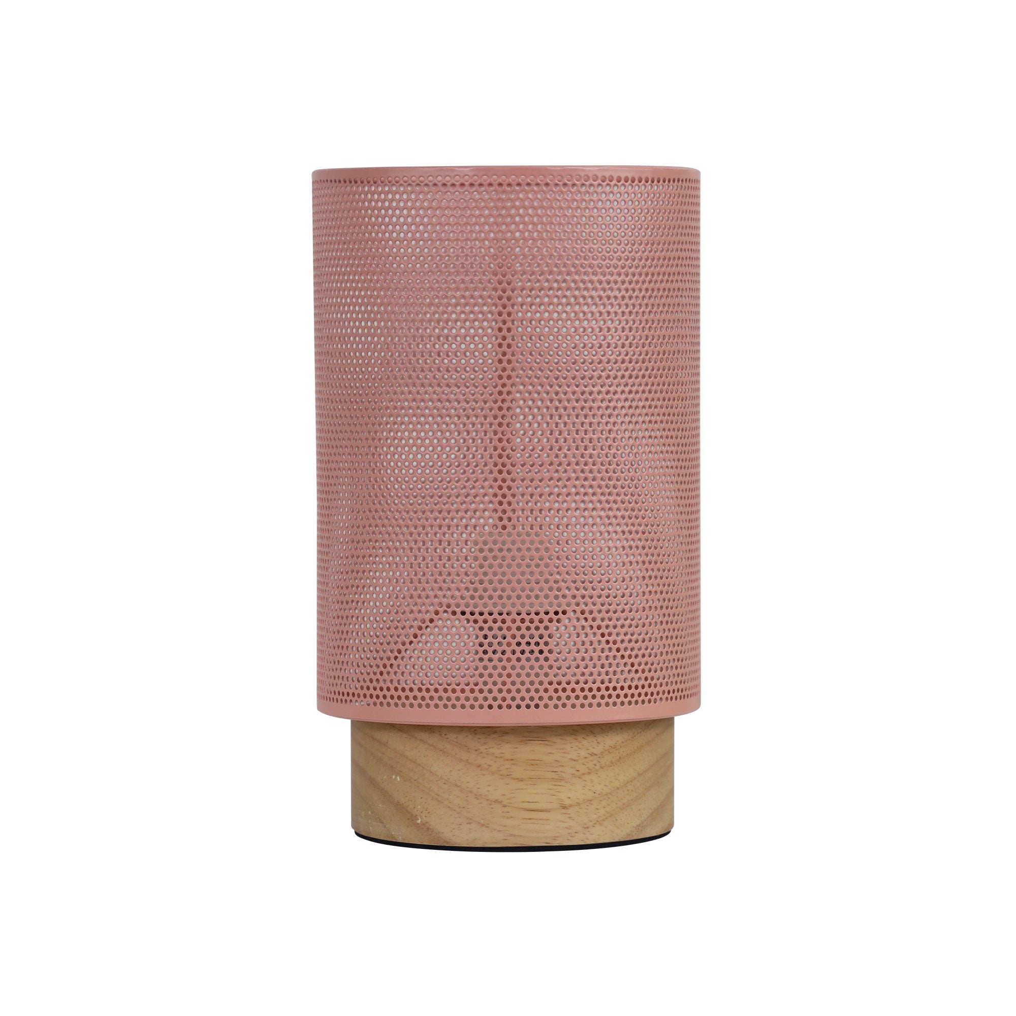 Lenny Mesh Bedside Lamp In Pink