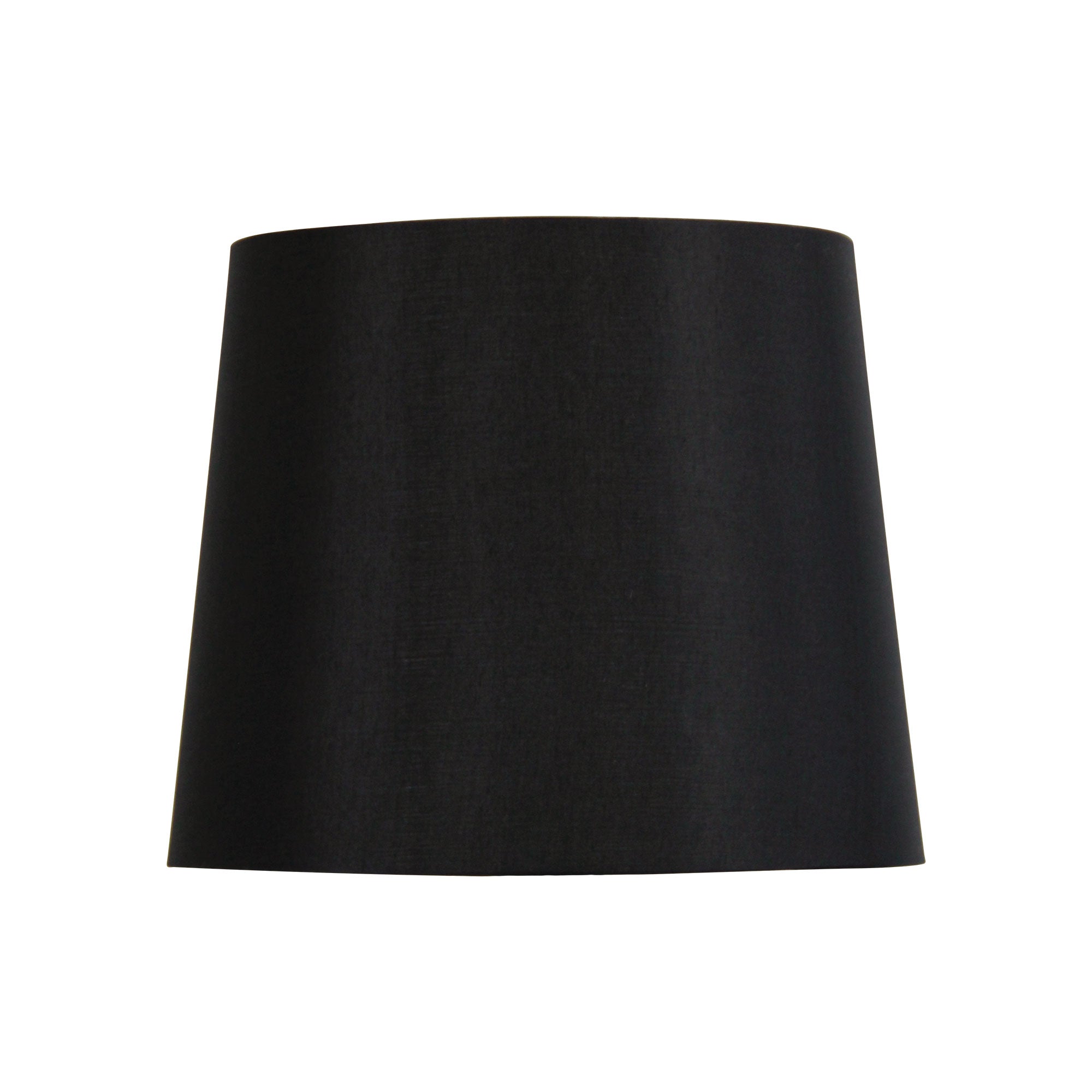 27cm Black Satin Shade 27cm Satin-Black Table Lamp Shade