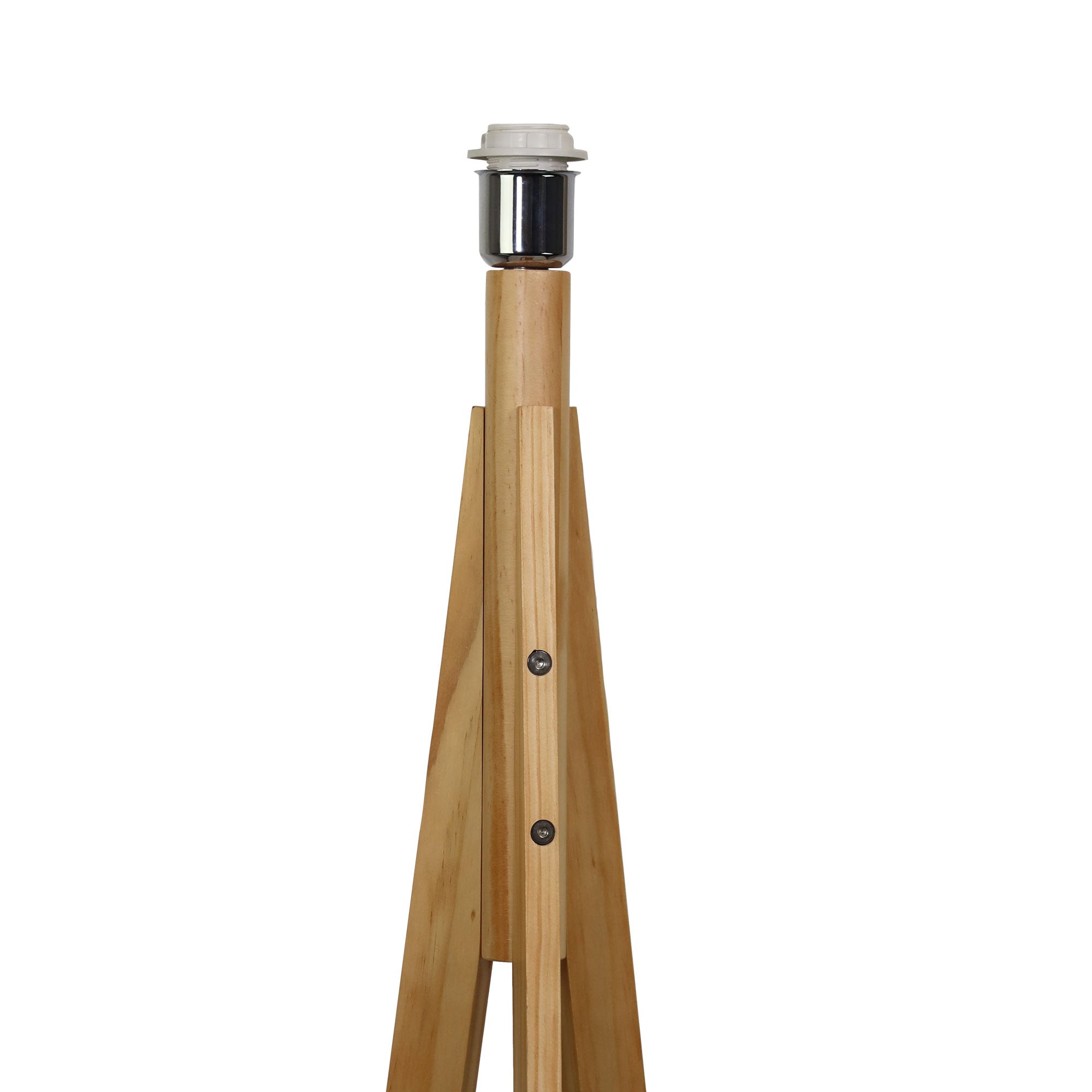 Stabb Natural Timber Floor Lamp Base