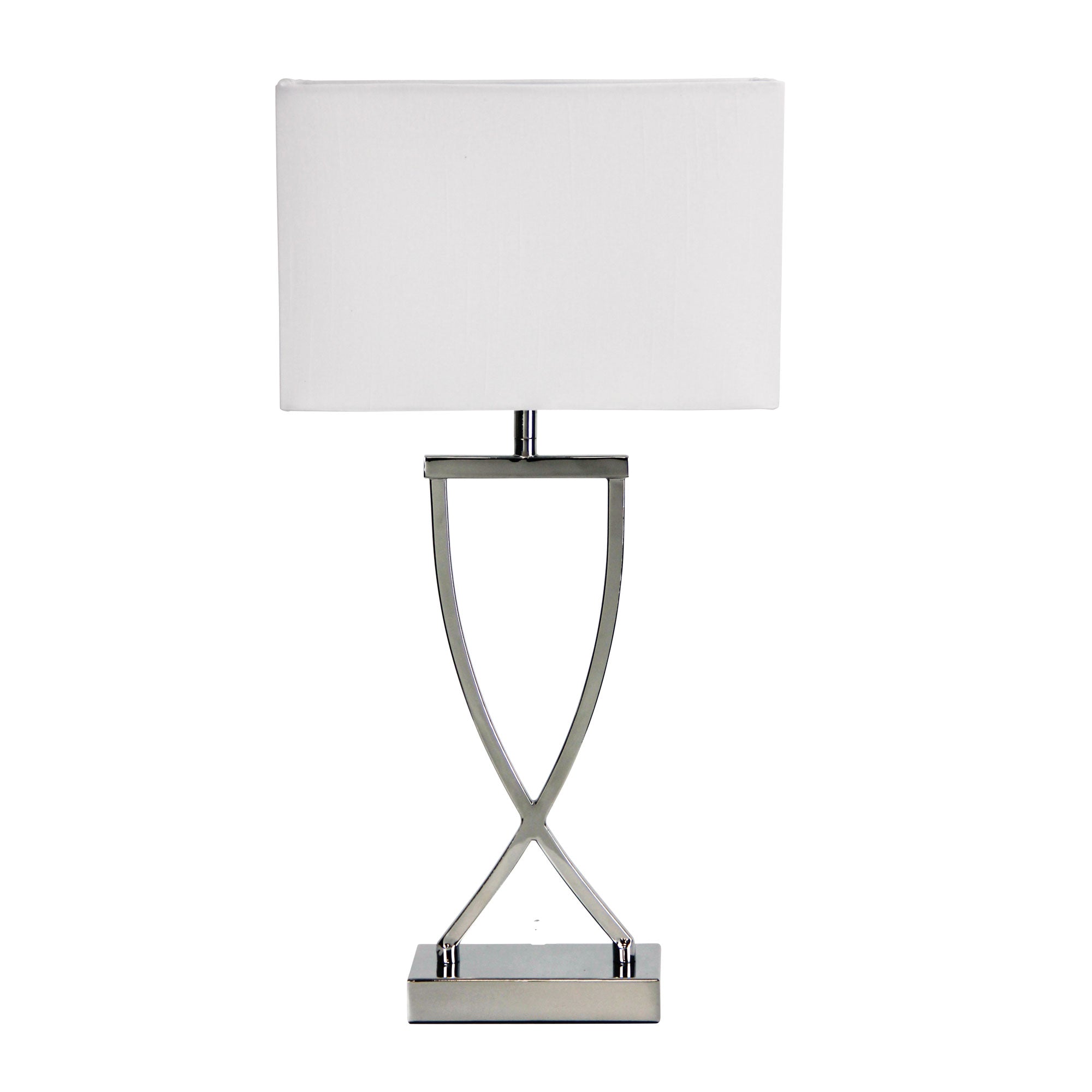 Chi Chrome Complete Bedside Lamp