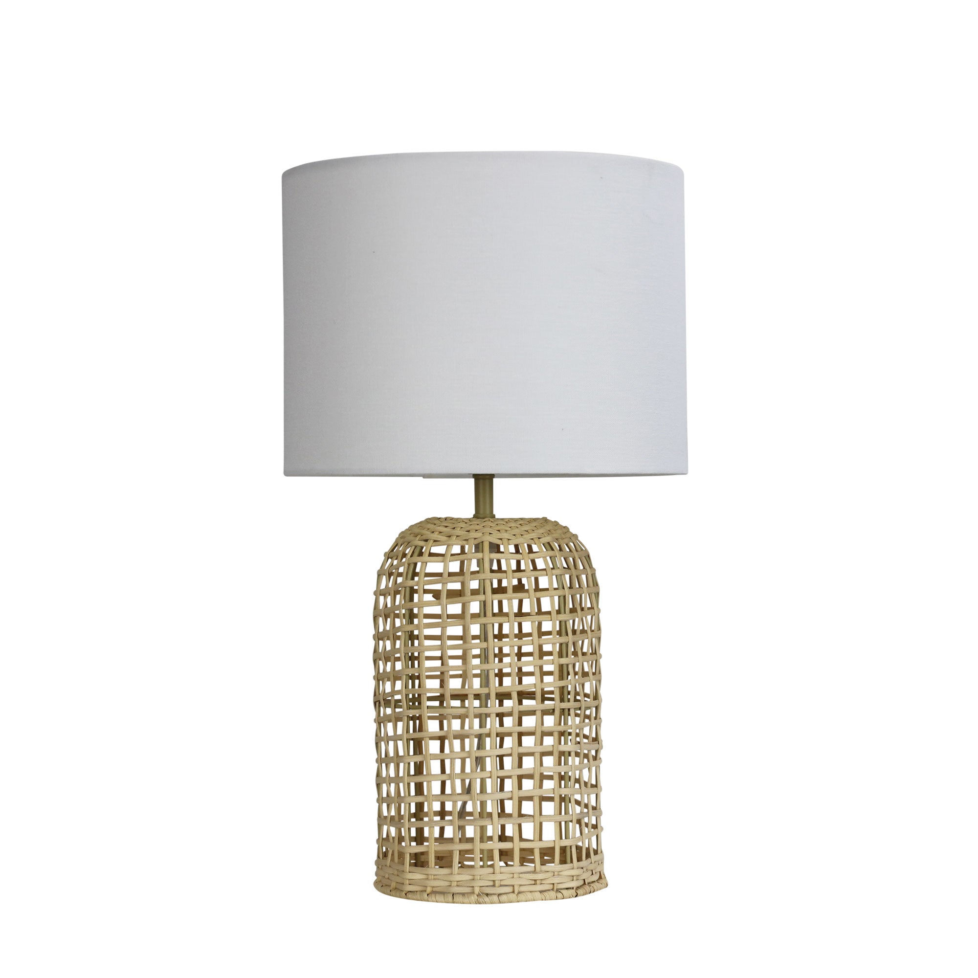 Brizo Rattan Lamp Base With Shade
