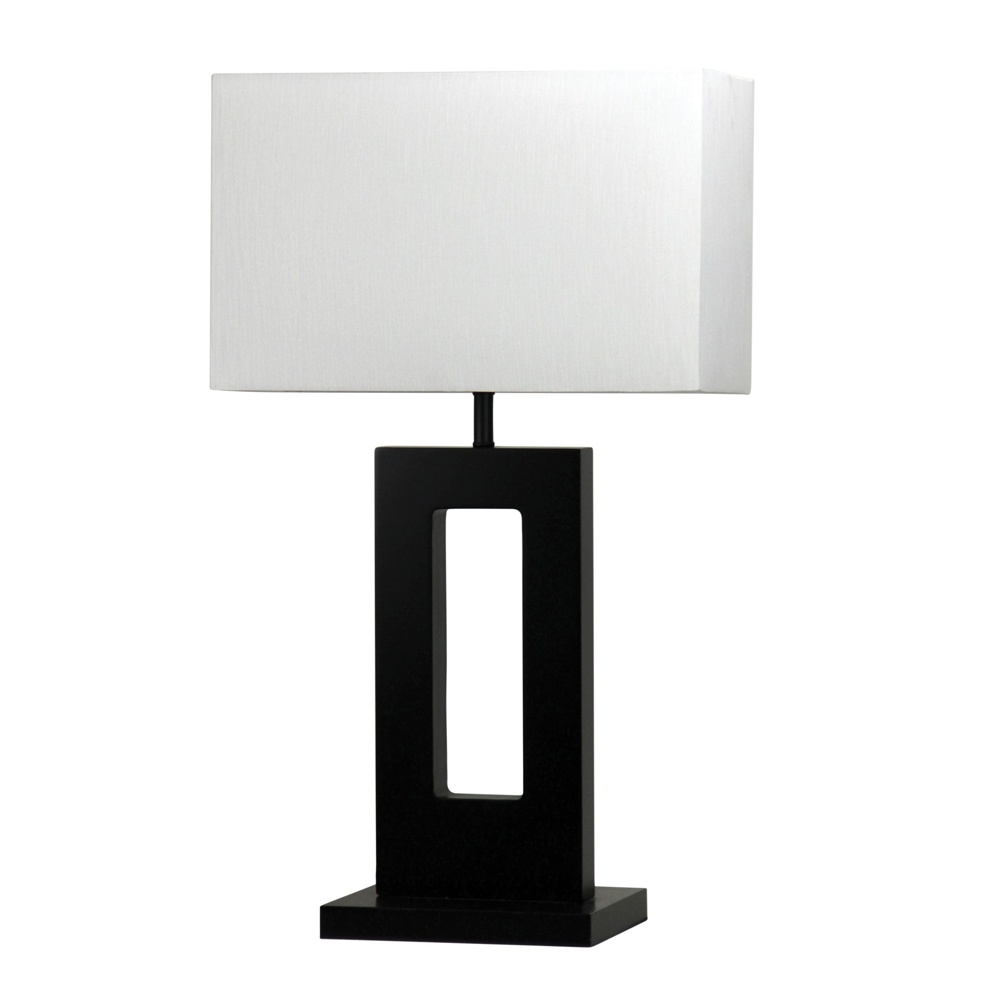 Habitat Dark Stained Timber Table Lamp Base Only