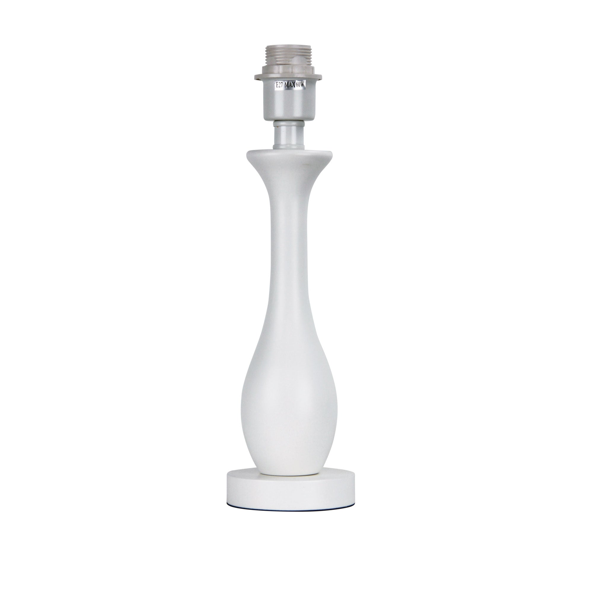 Barton Table Lamp White Painted (Timber) Table Lamp Base E27