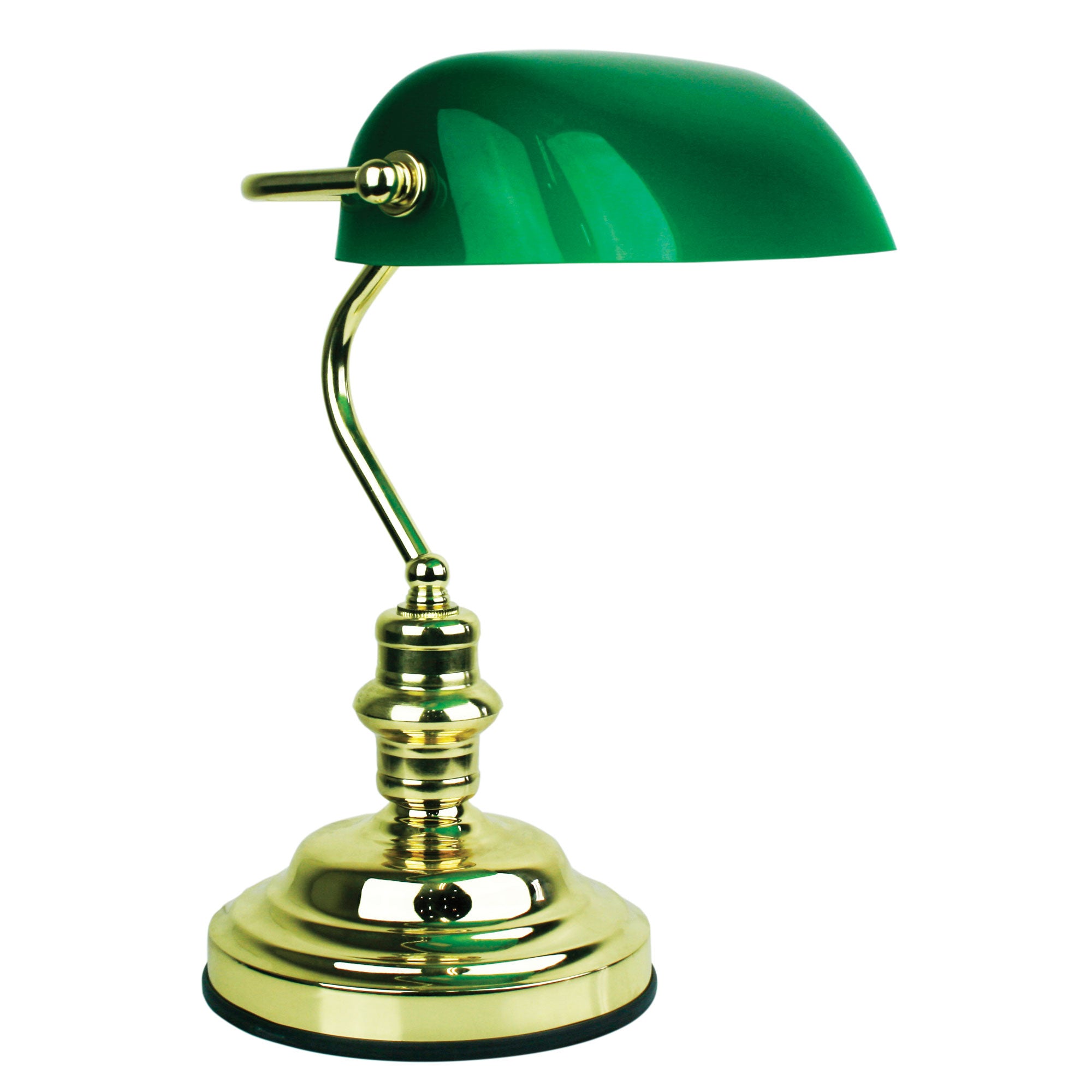 Bankers Touch On/Off Touch Lamp Brass Plated